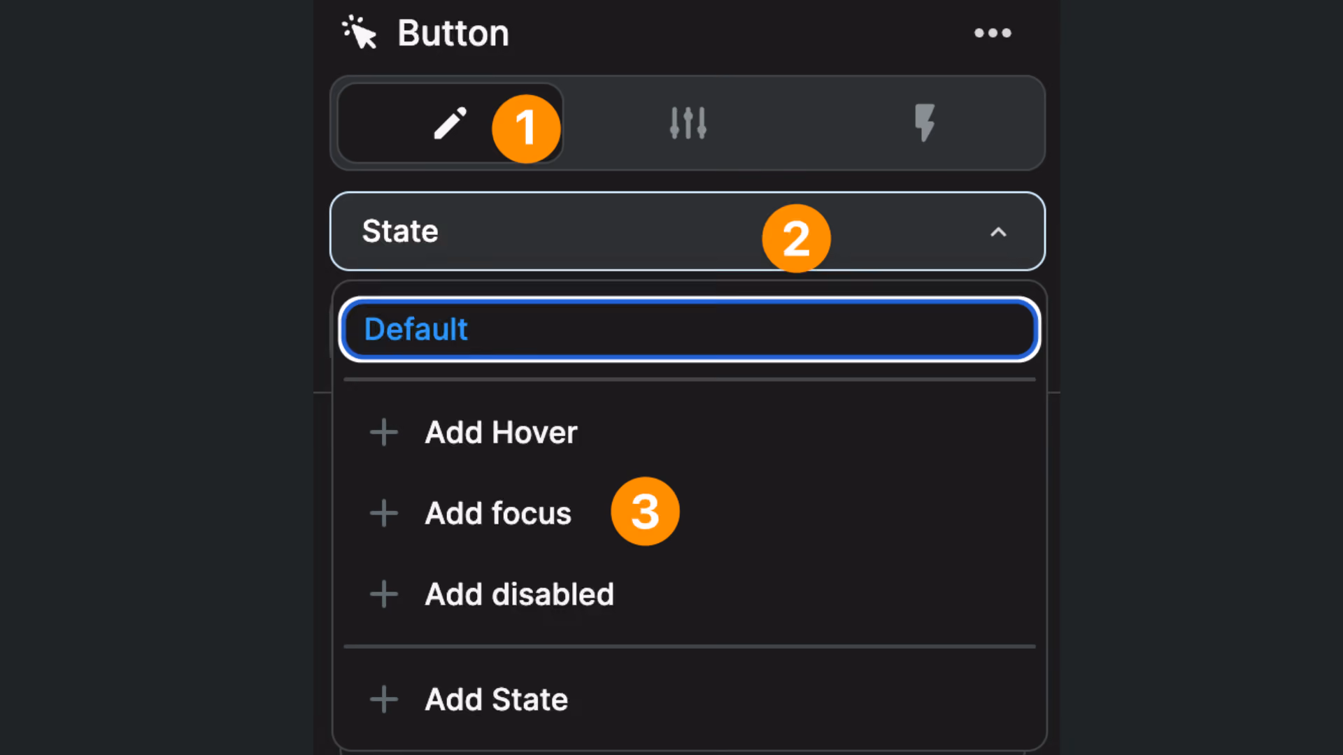 Native focus state on button and input elements
