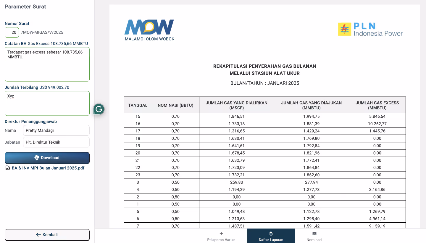 PT. Mow App - Screen 4