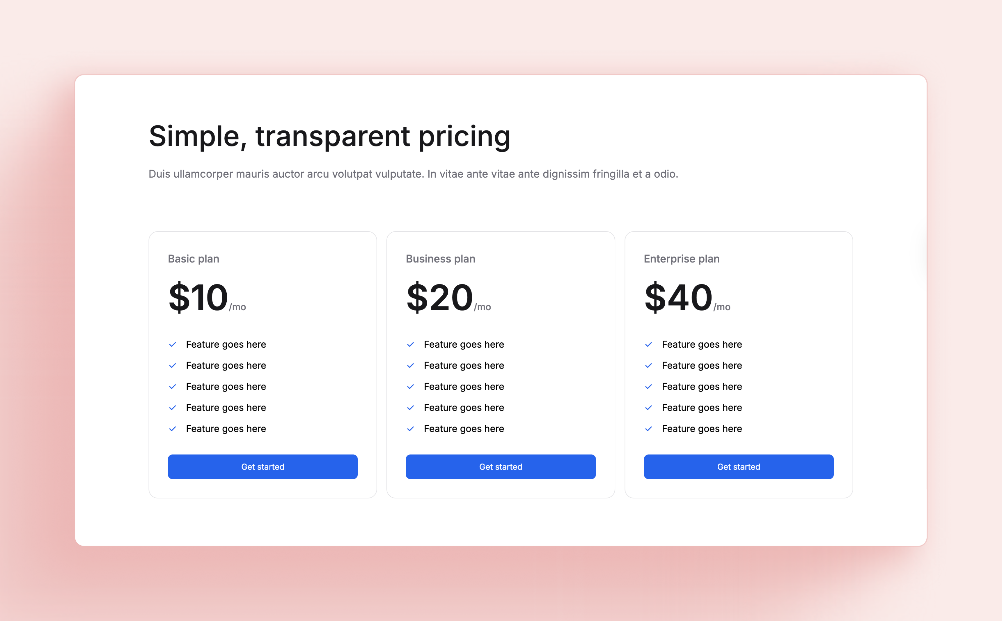 Showcase your product and convert visitors into customers with a plug-and-play SaaS Landing page template.