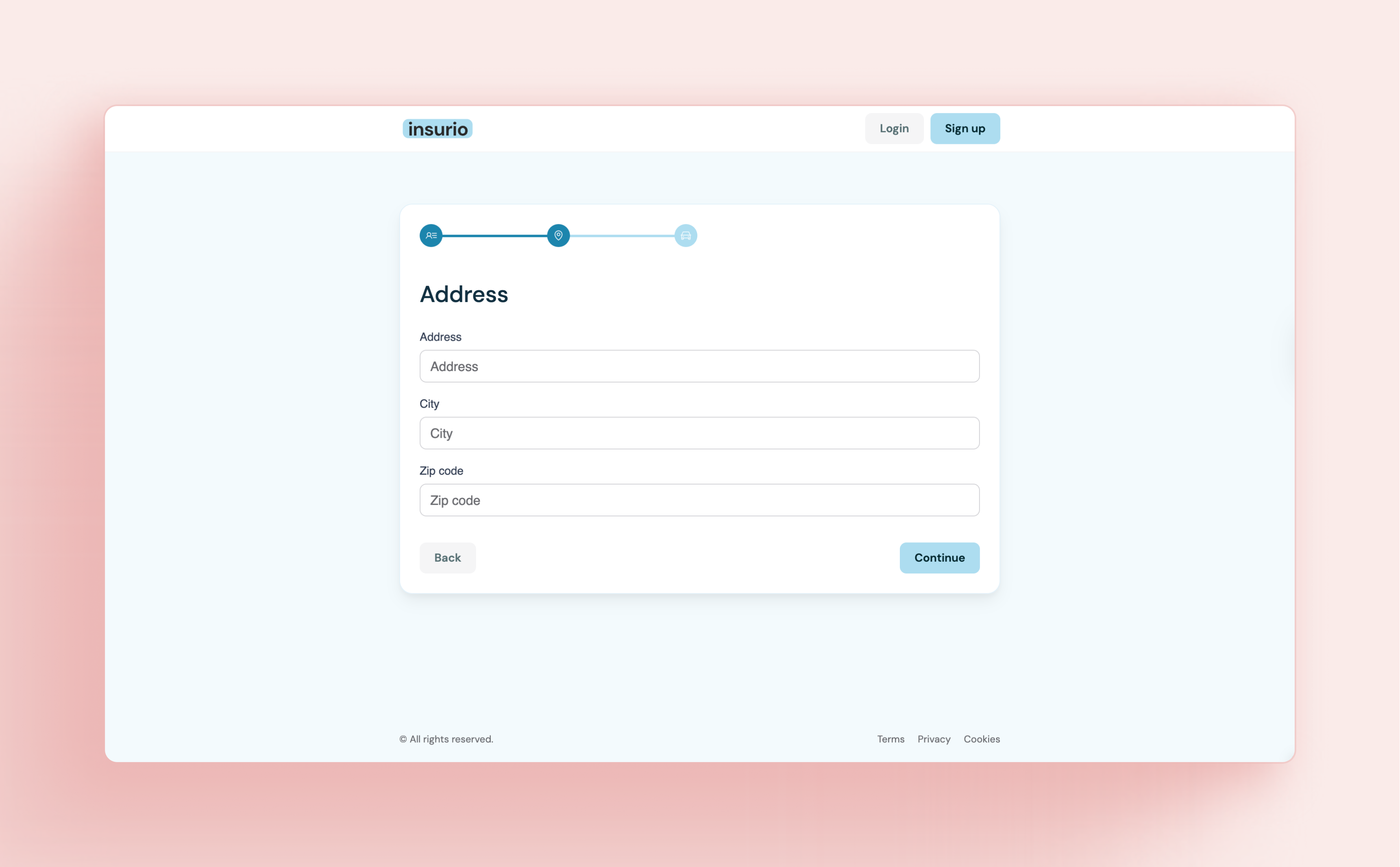 Collect information with a with a plug-and-play multi-step form template.