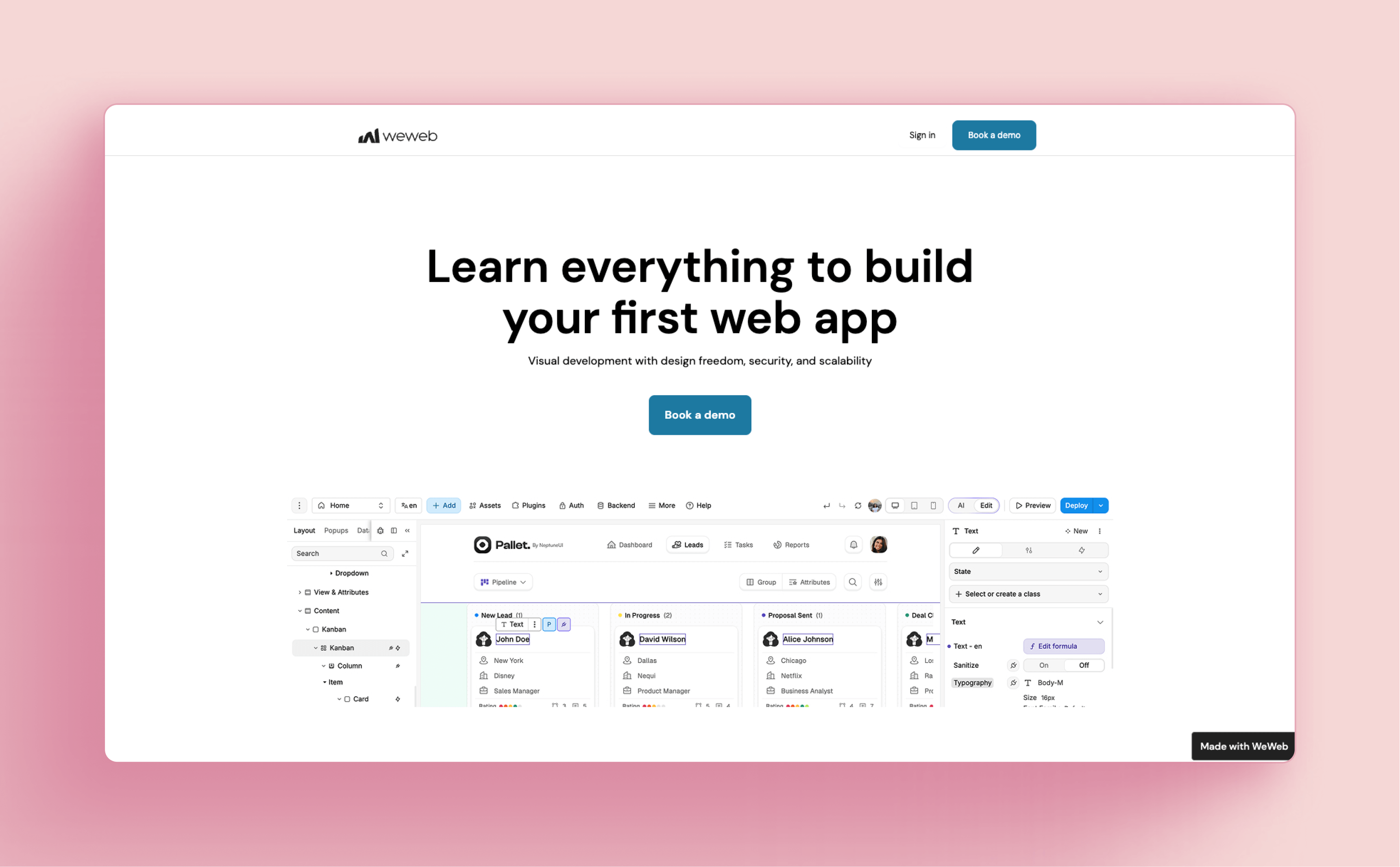 Convert visitors into qualified leads with a plug-and-play lead capture form.