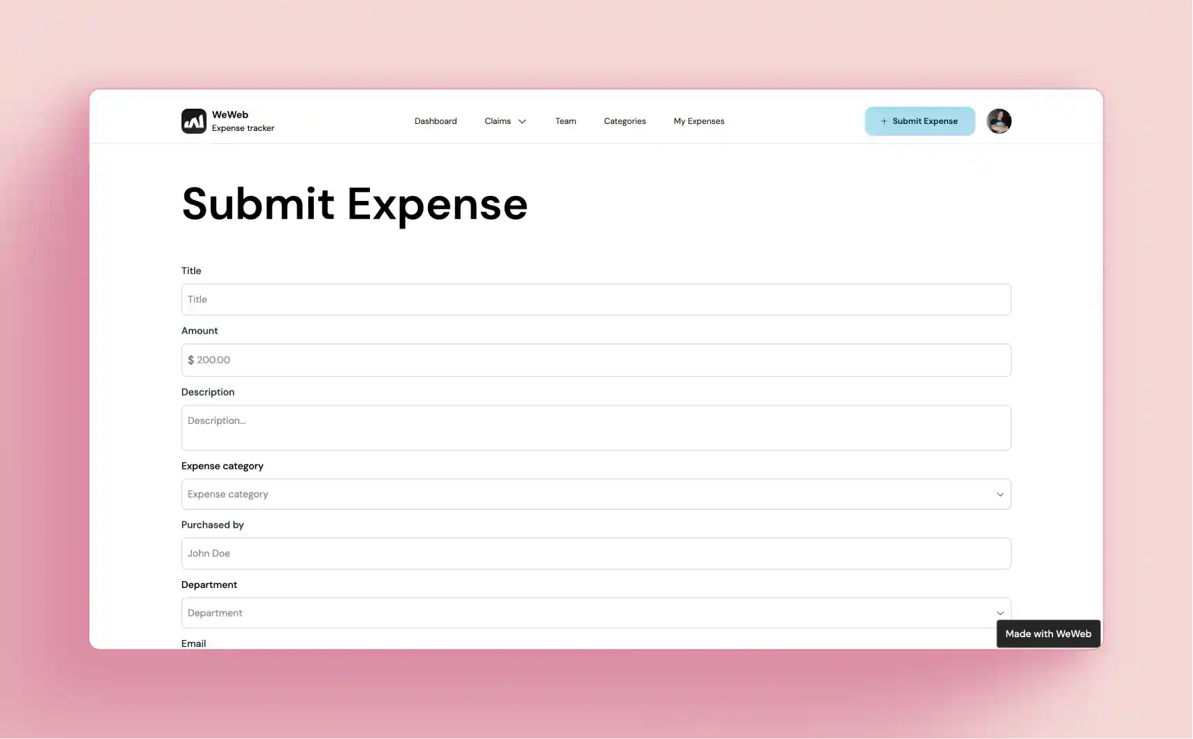 Track expenses, manage budgets, and keep your business finances organized with a plug-and-play Business Expense Tracker template.