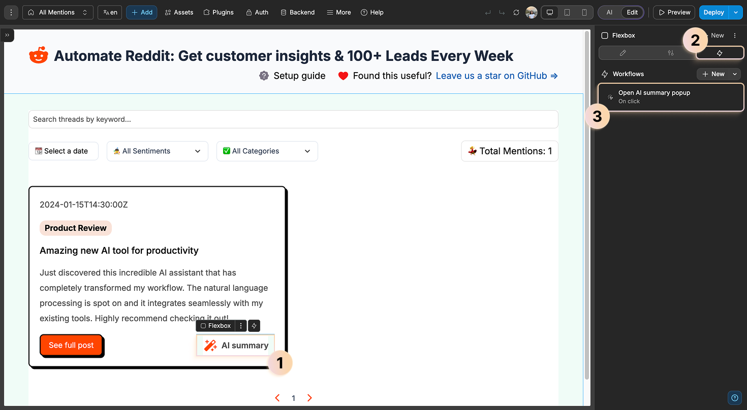 WeWeb formula editor