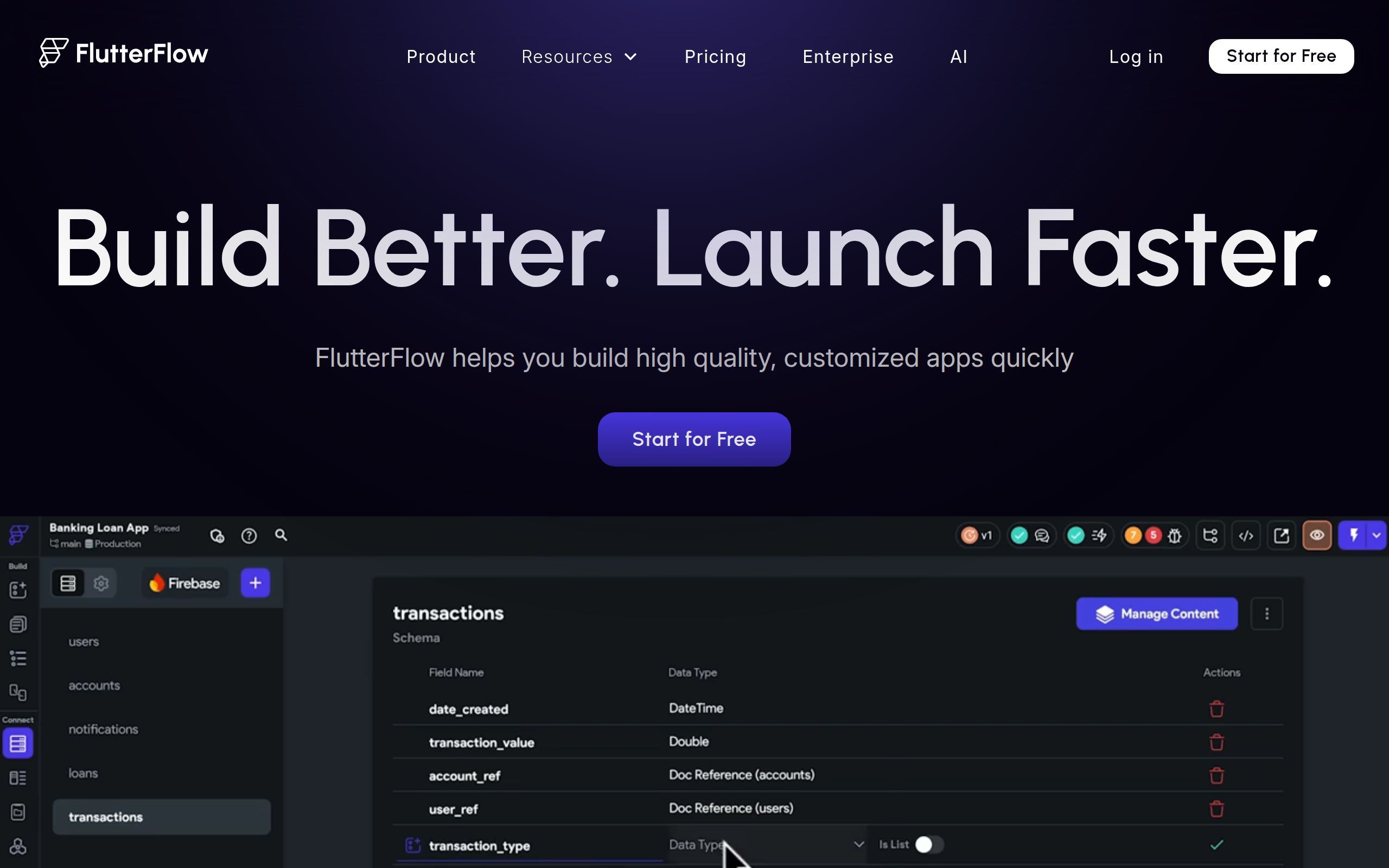 FlutterFlow Screenshot