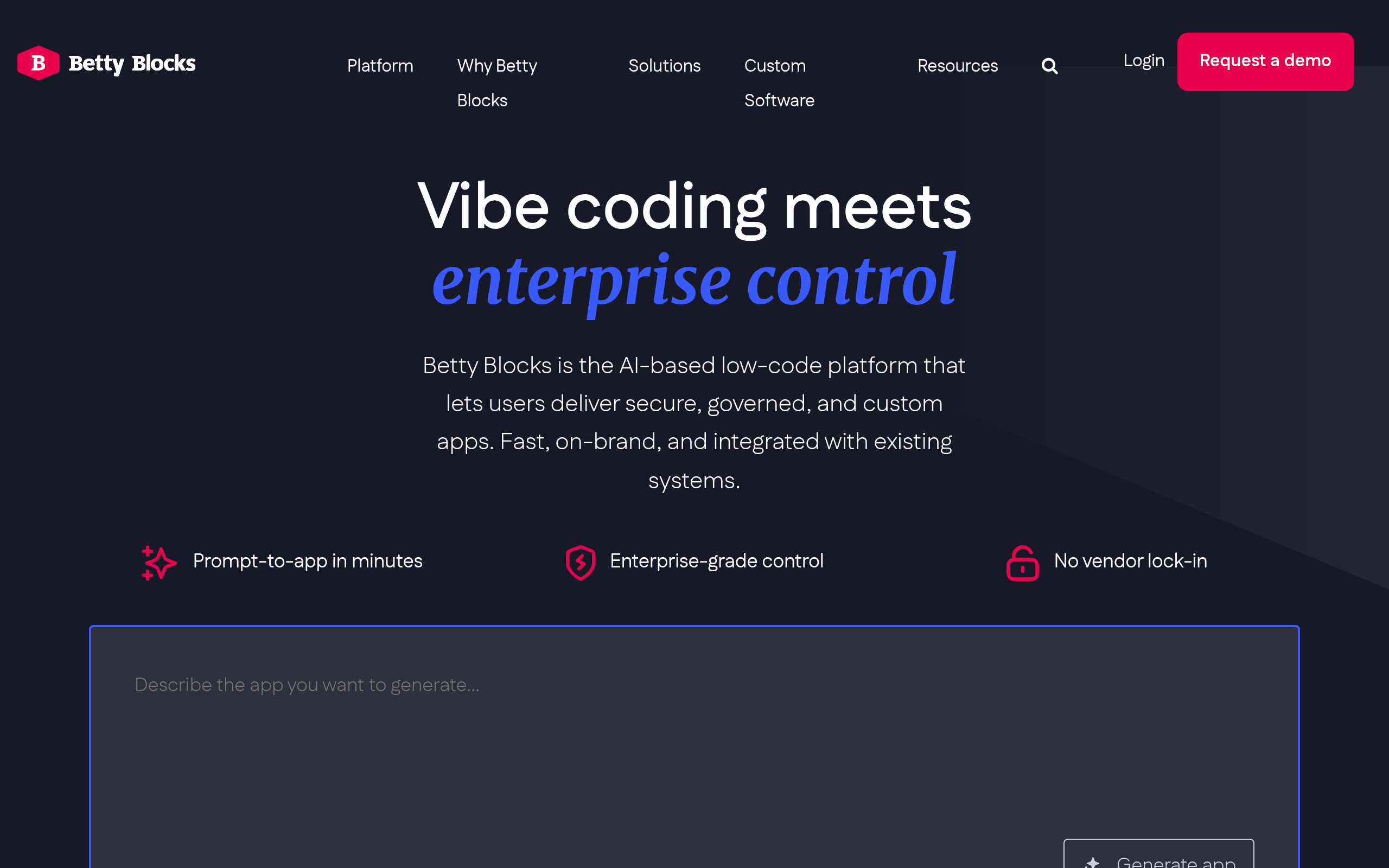 Betty Blocks Screenshot
