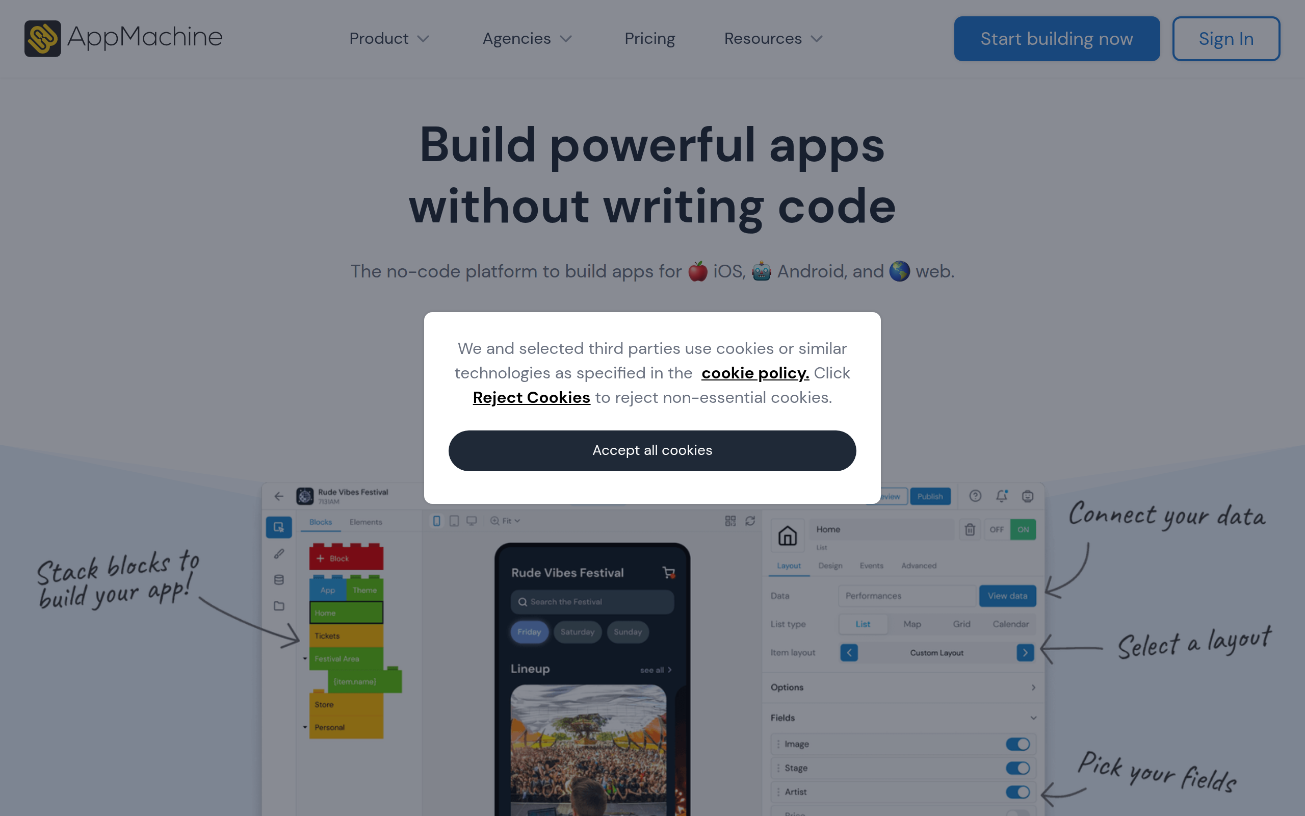 AppMachine Screenshot