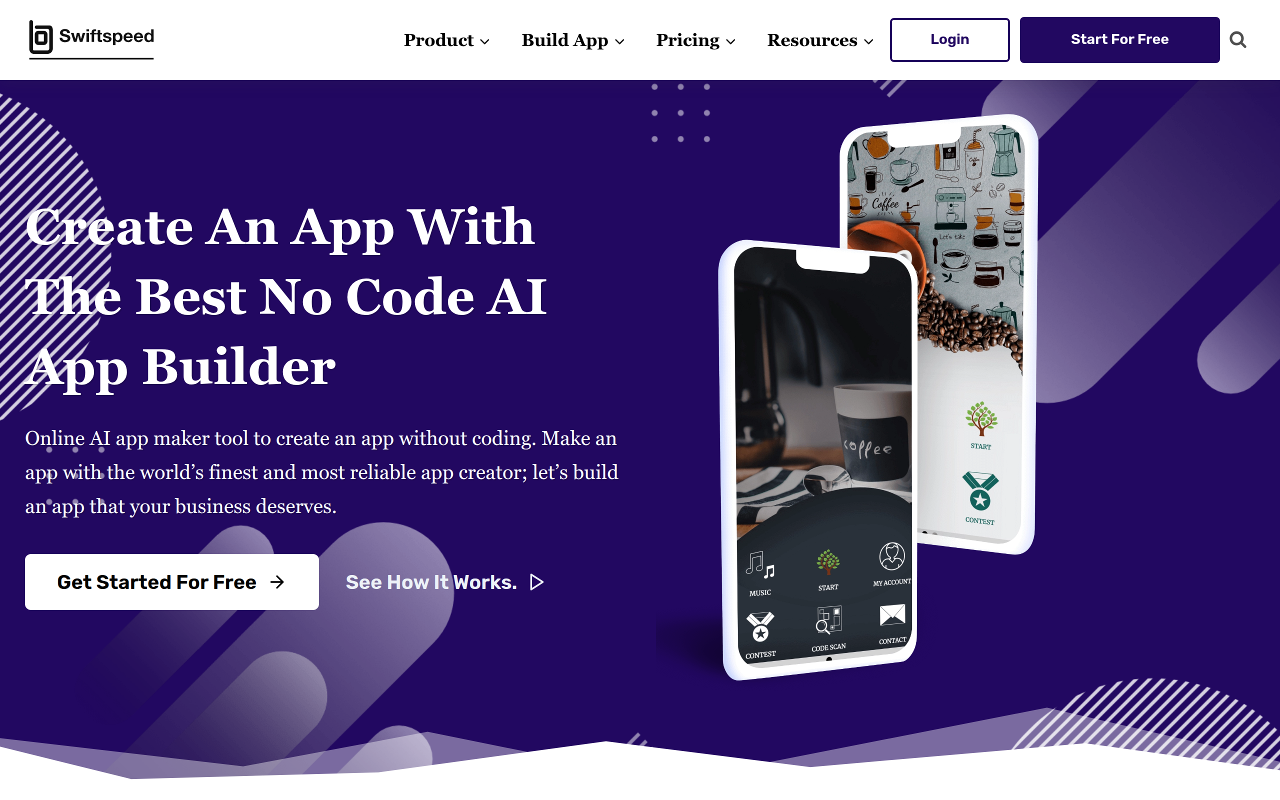 Swiftspeed Appcreator Screenshot