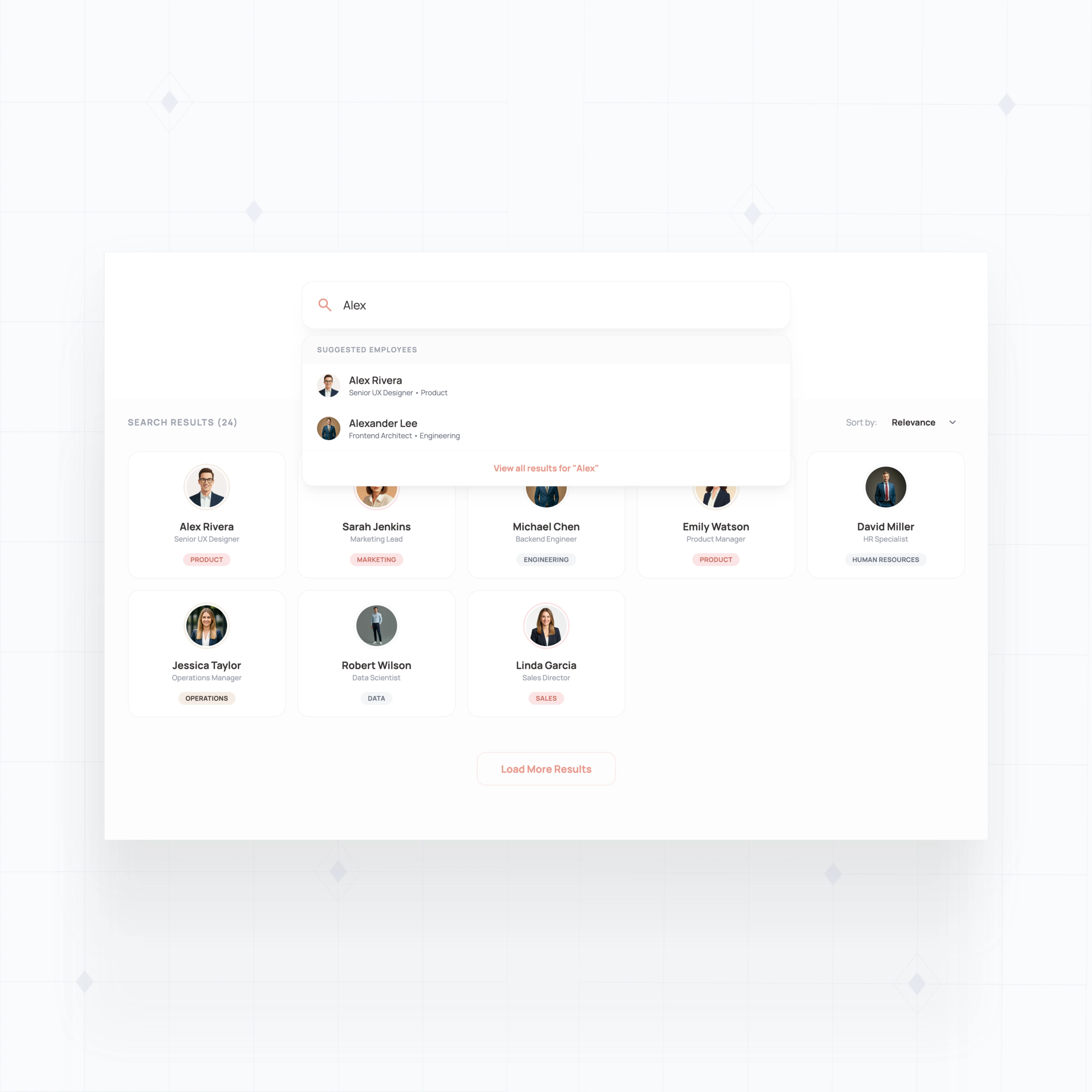 Smart Search By Department