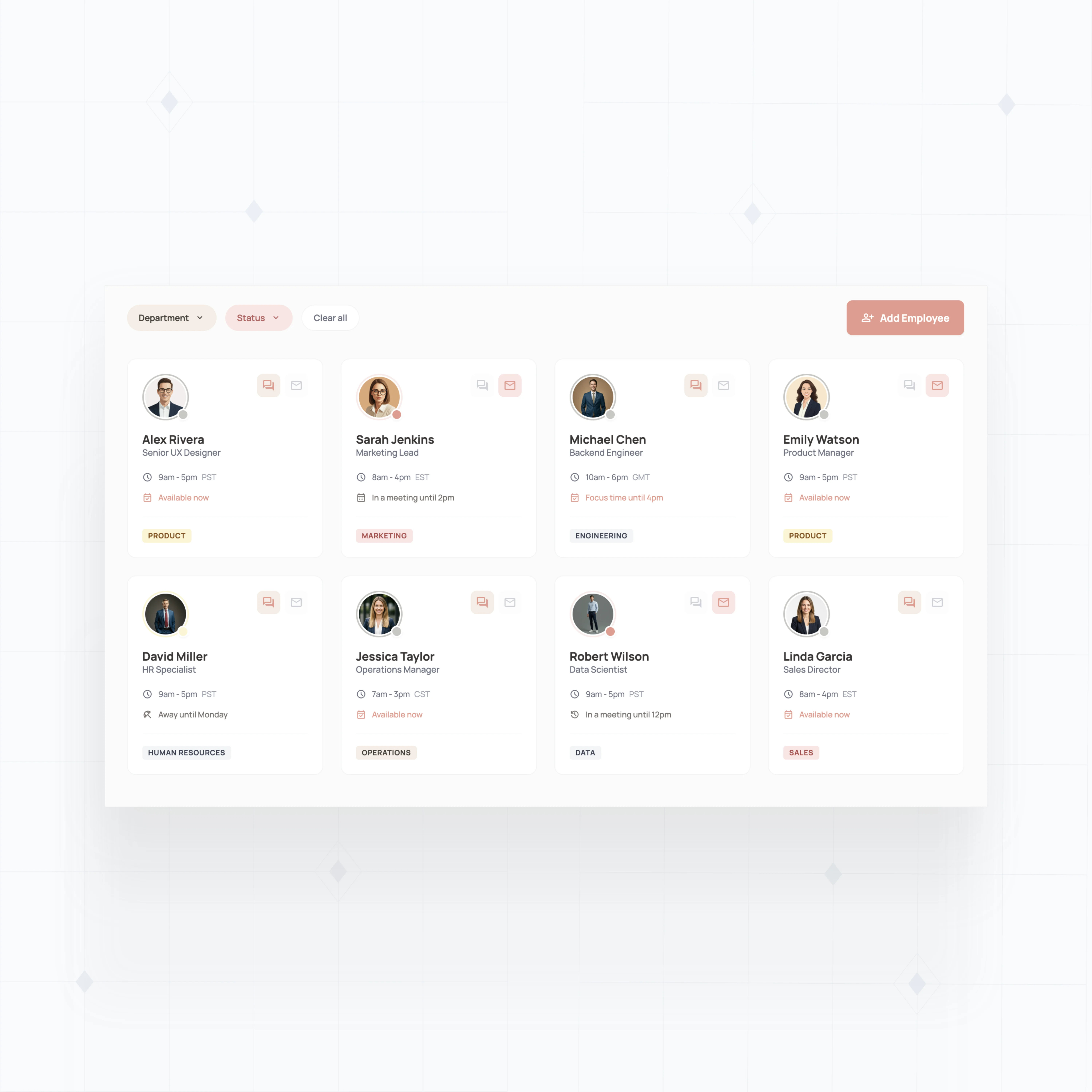 Activity and Availability Status