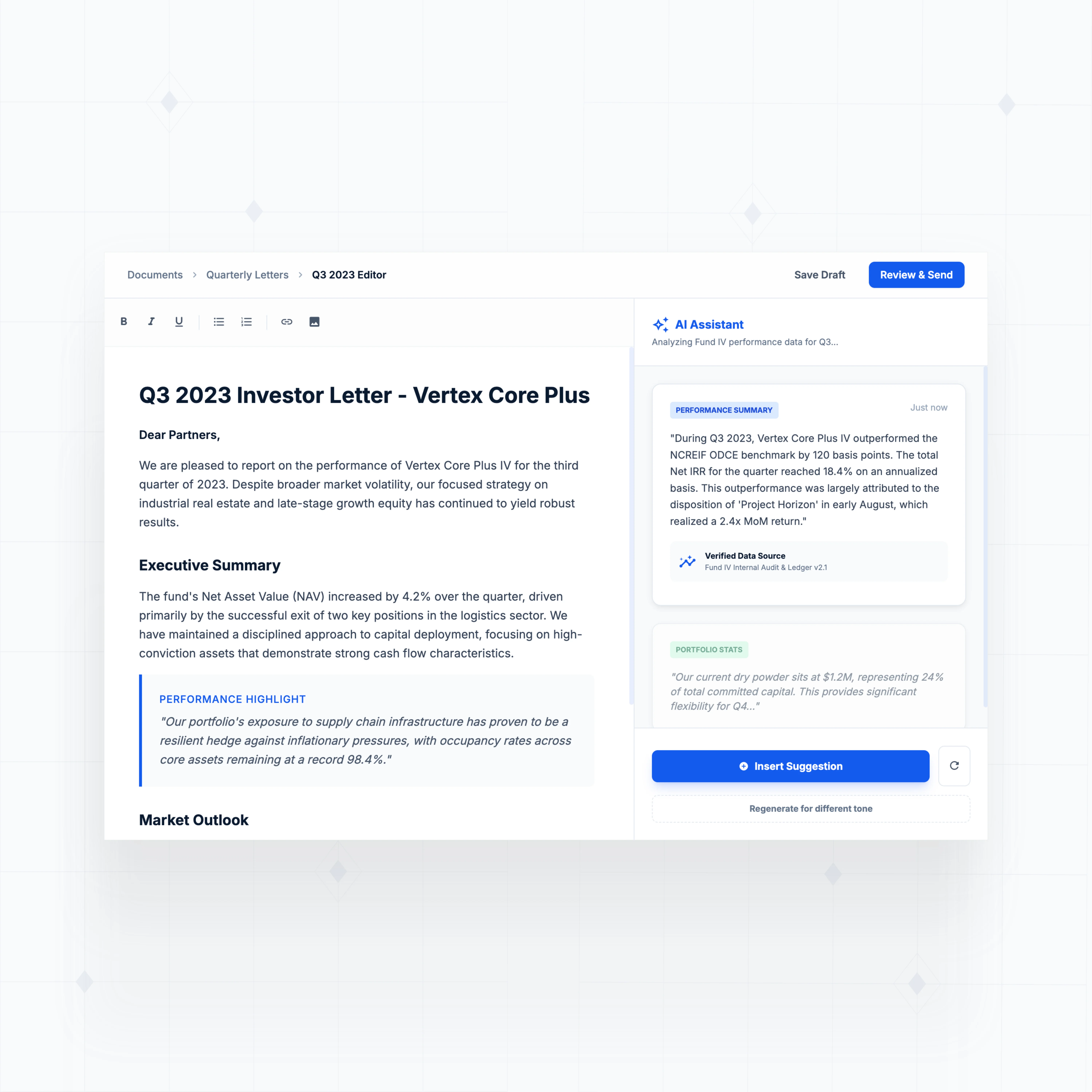 AI-Powered Investor Updates