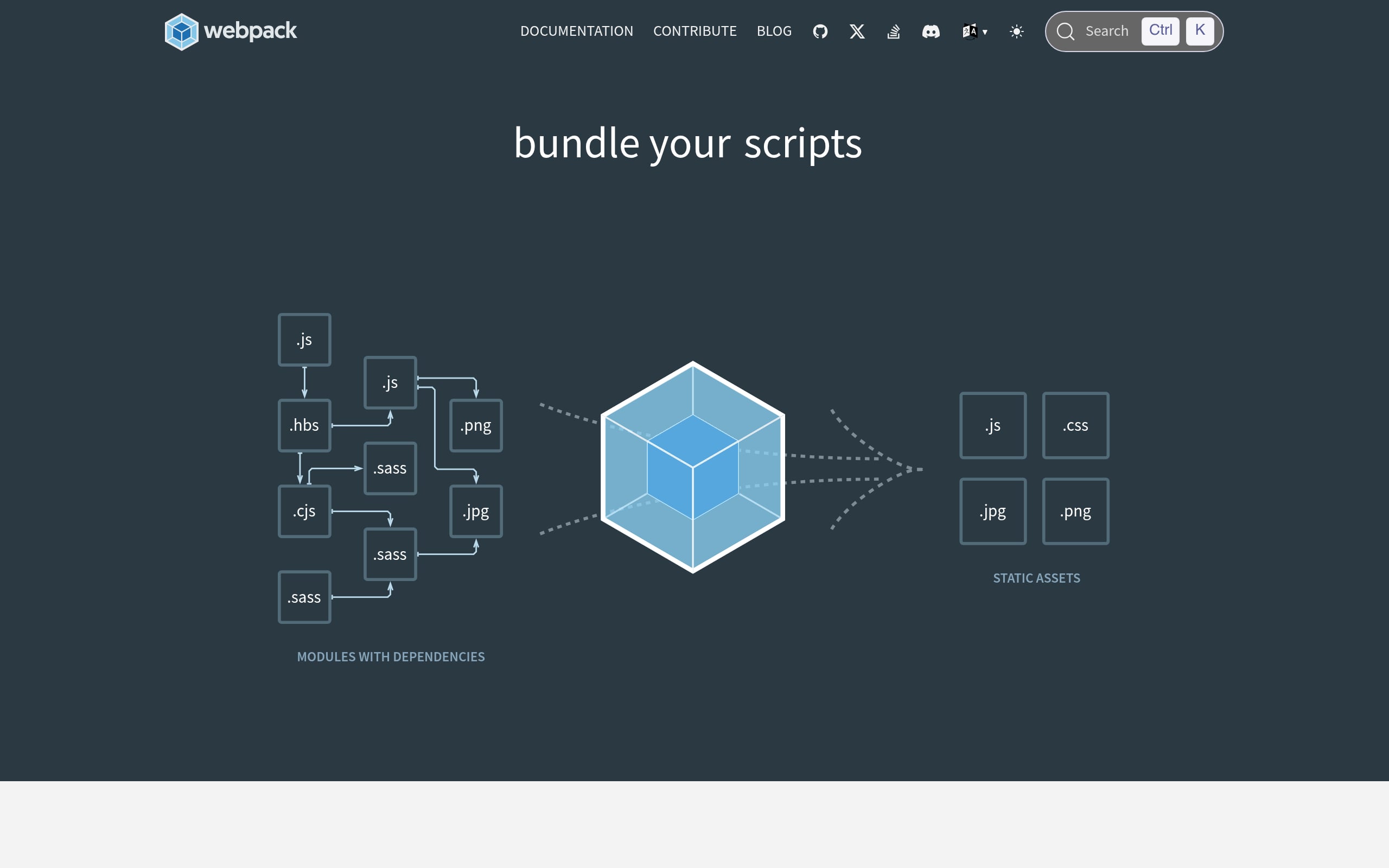 Webpack Screenshot