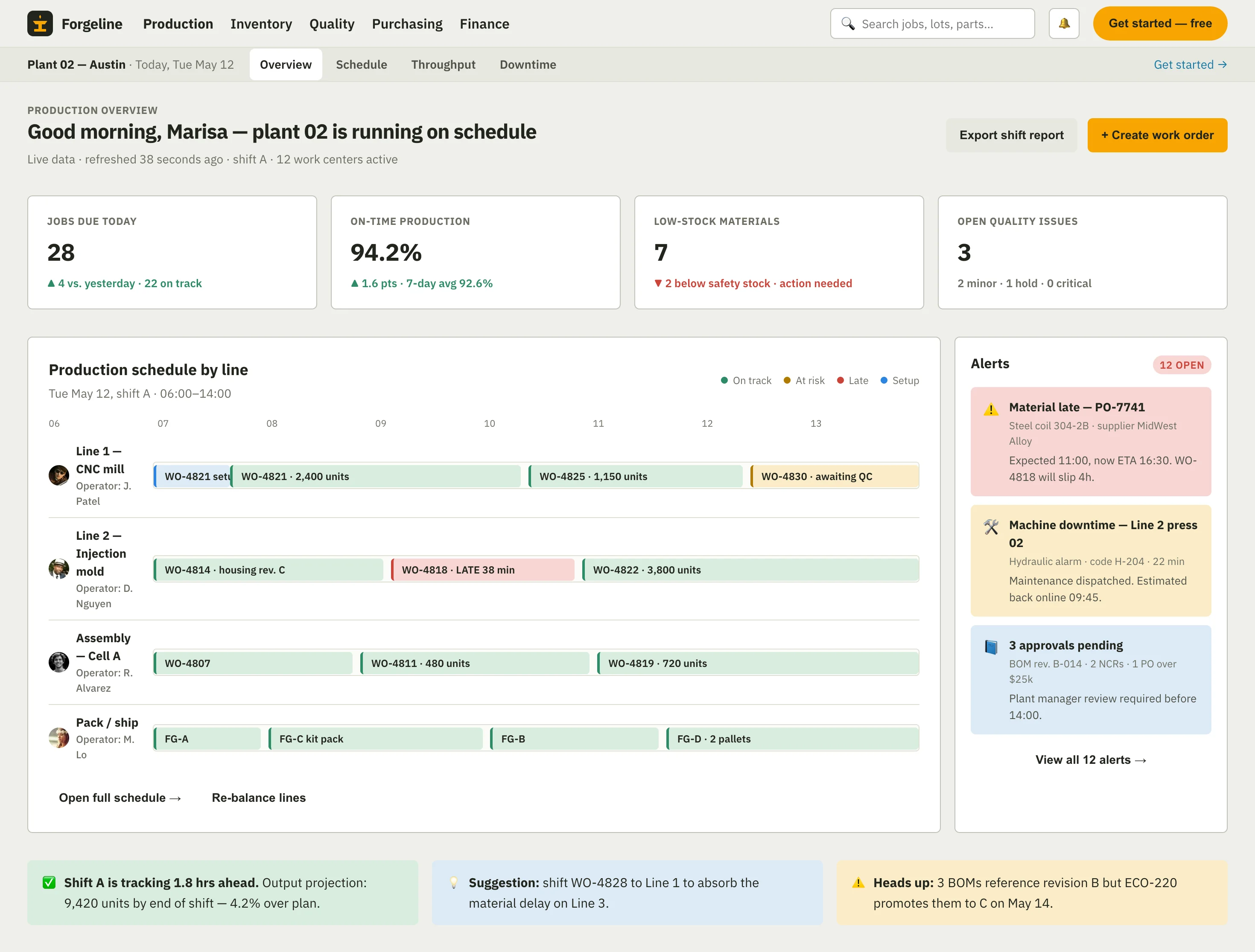 Build a Custom Manufacturing ERP With AI and No-Code