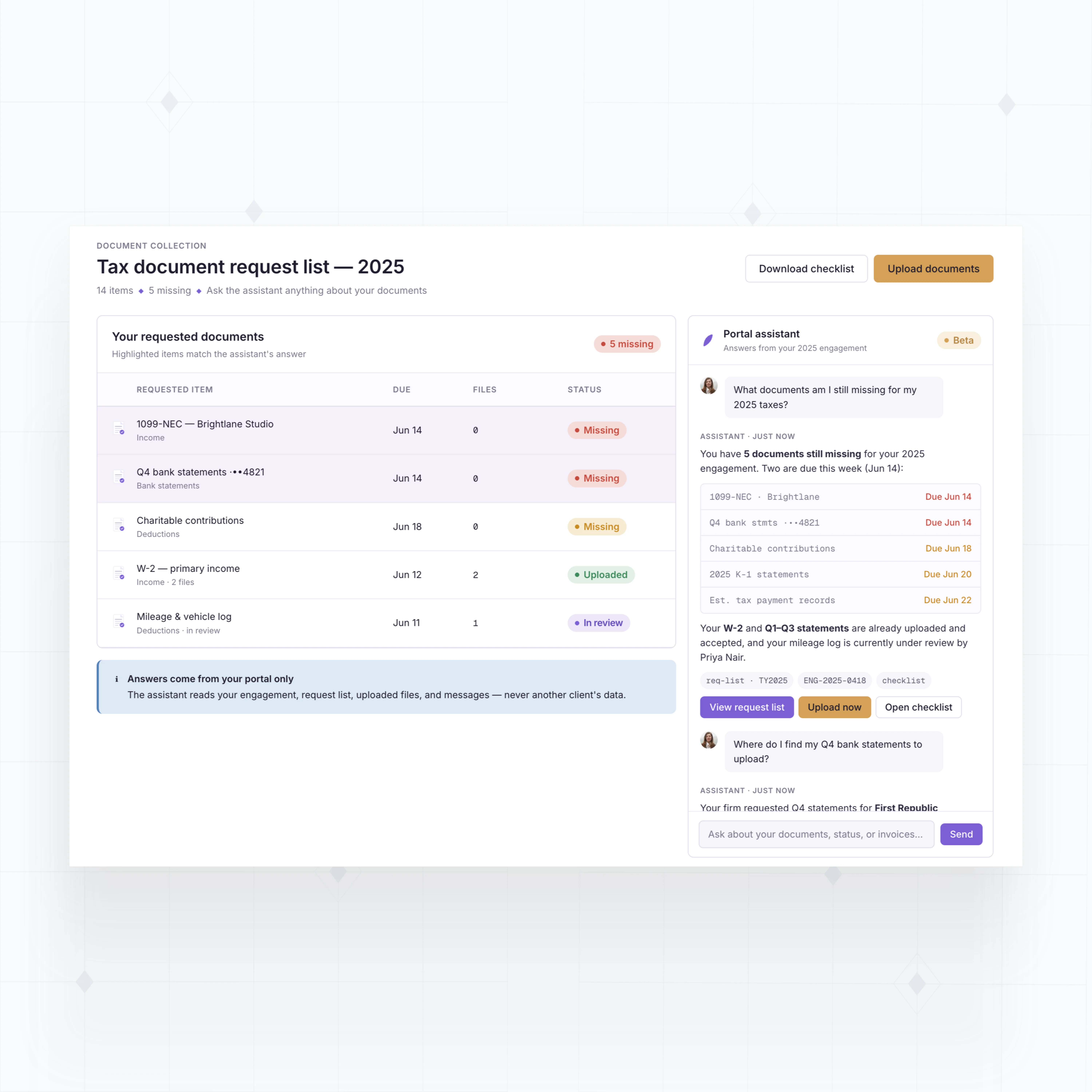 AI document Q&A assistant