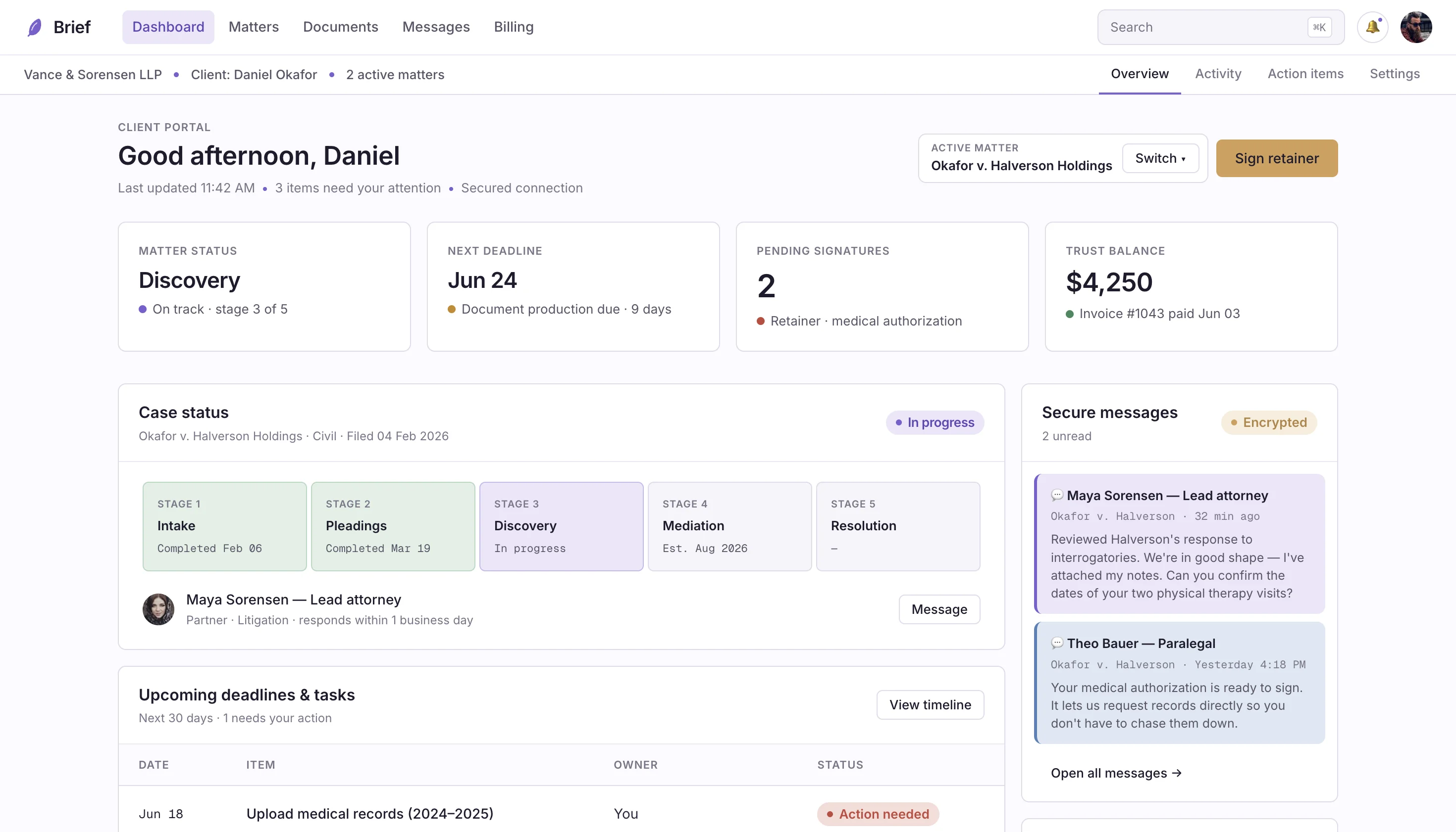 Build a Law Firm Client Portal With AI and No-Code