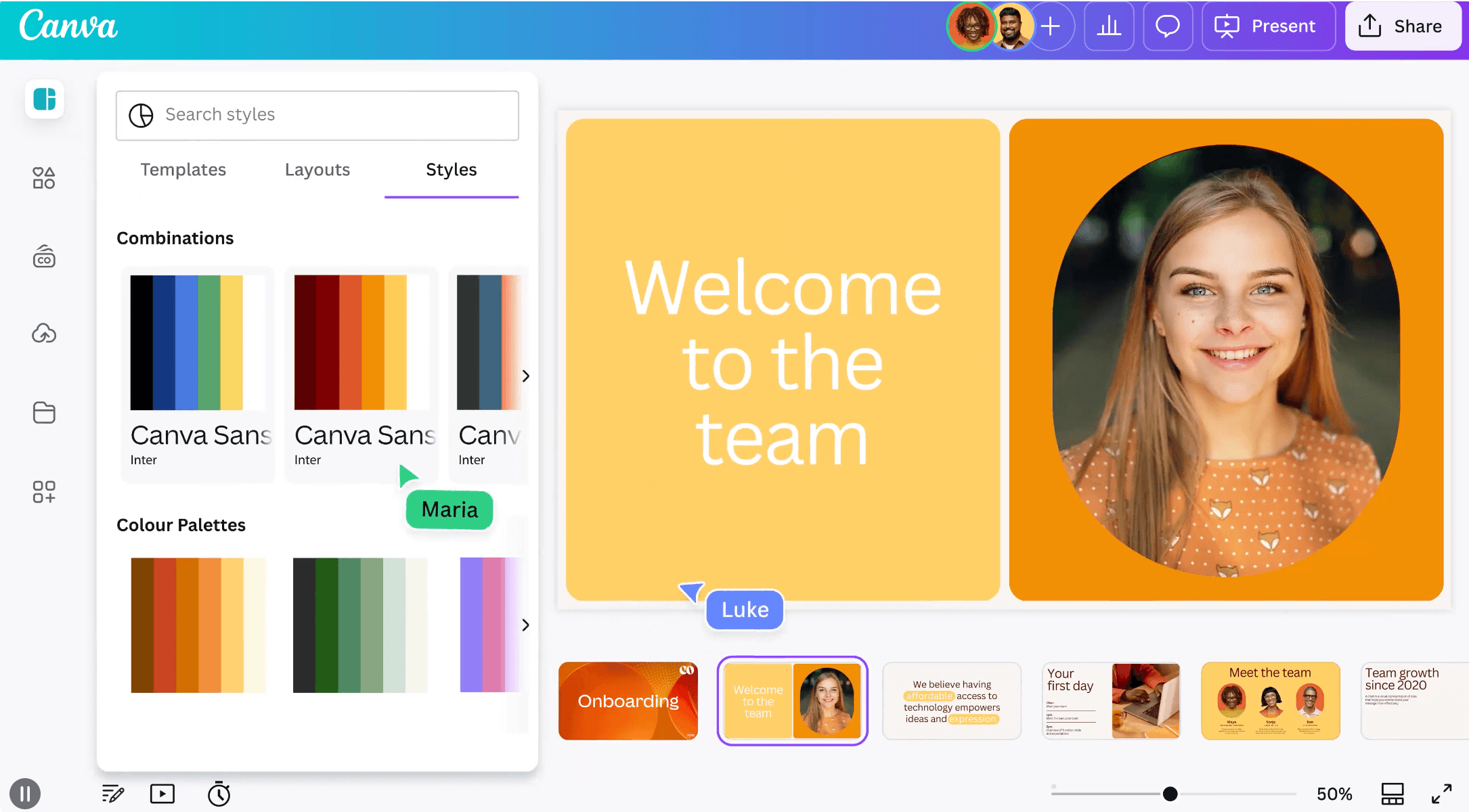 Canva design example