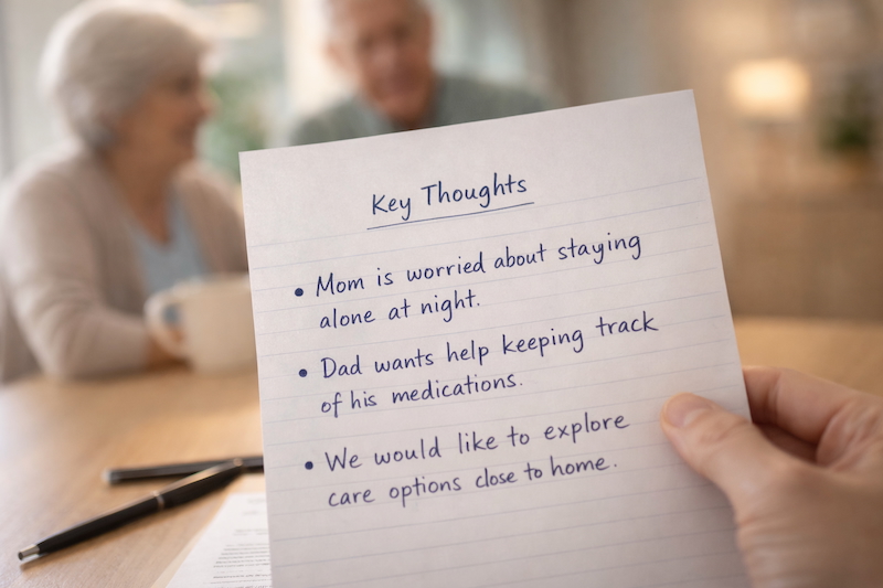 To do list about having the talk