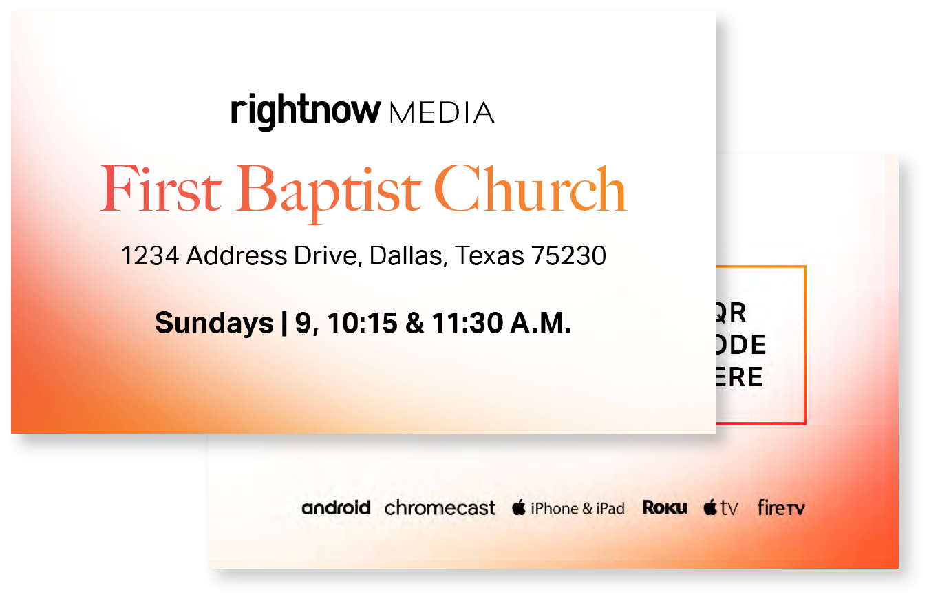 Church Info Business Card
