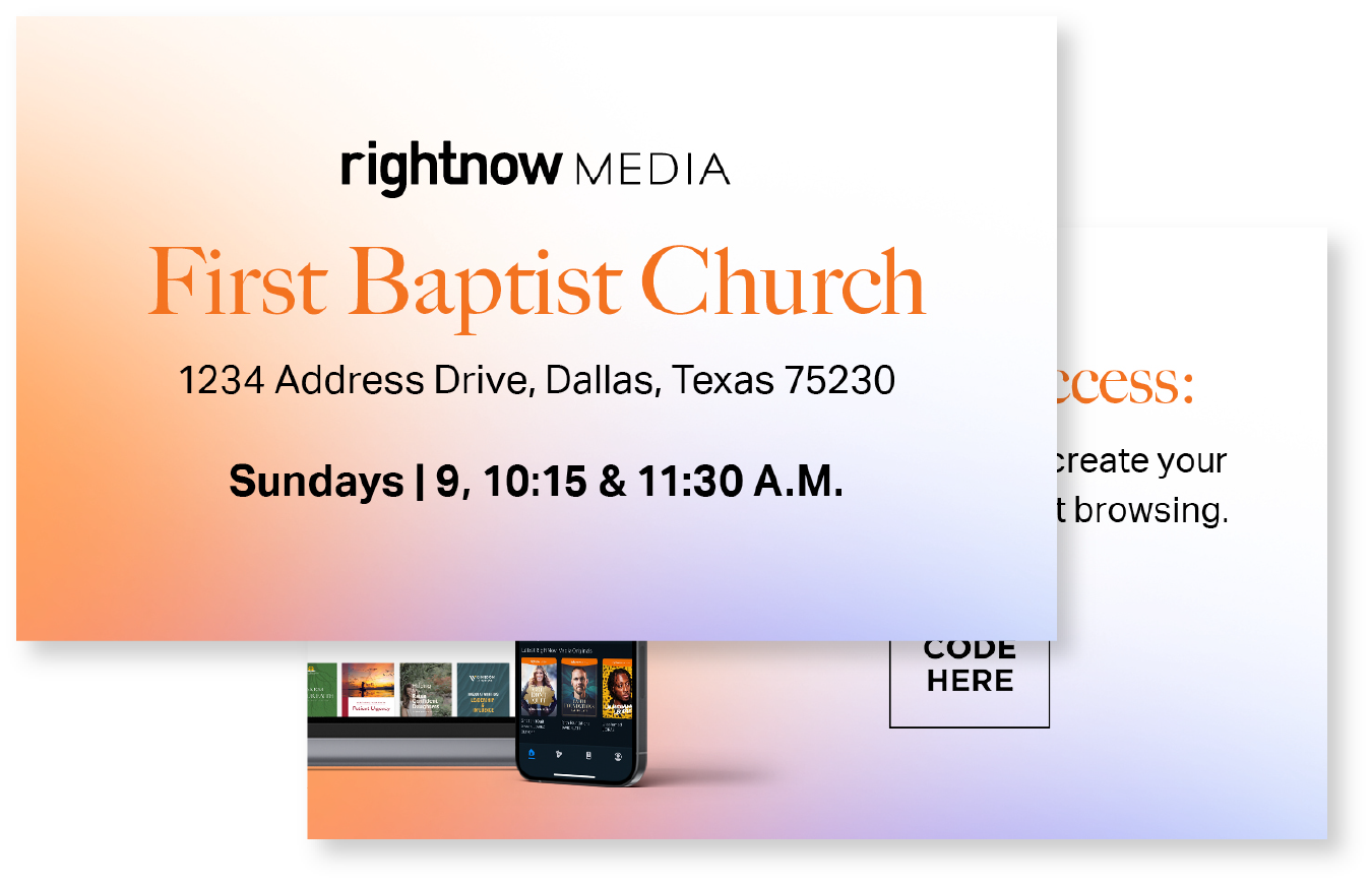 Church Info Business Card