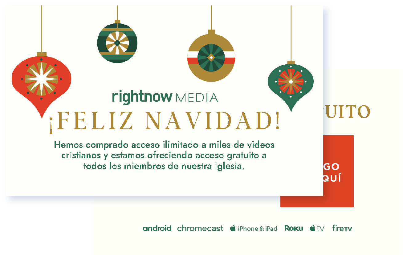 Spanish Christmas Business Card