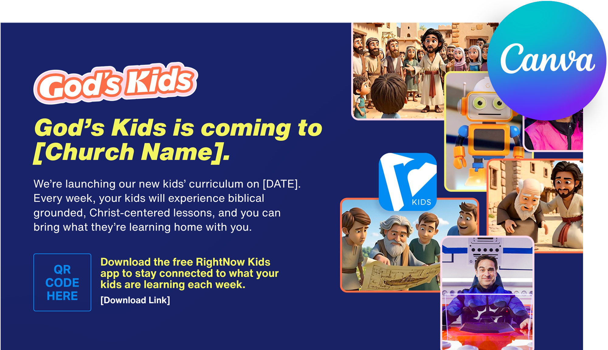 God's Kids Announcement Slide
