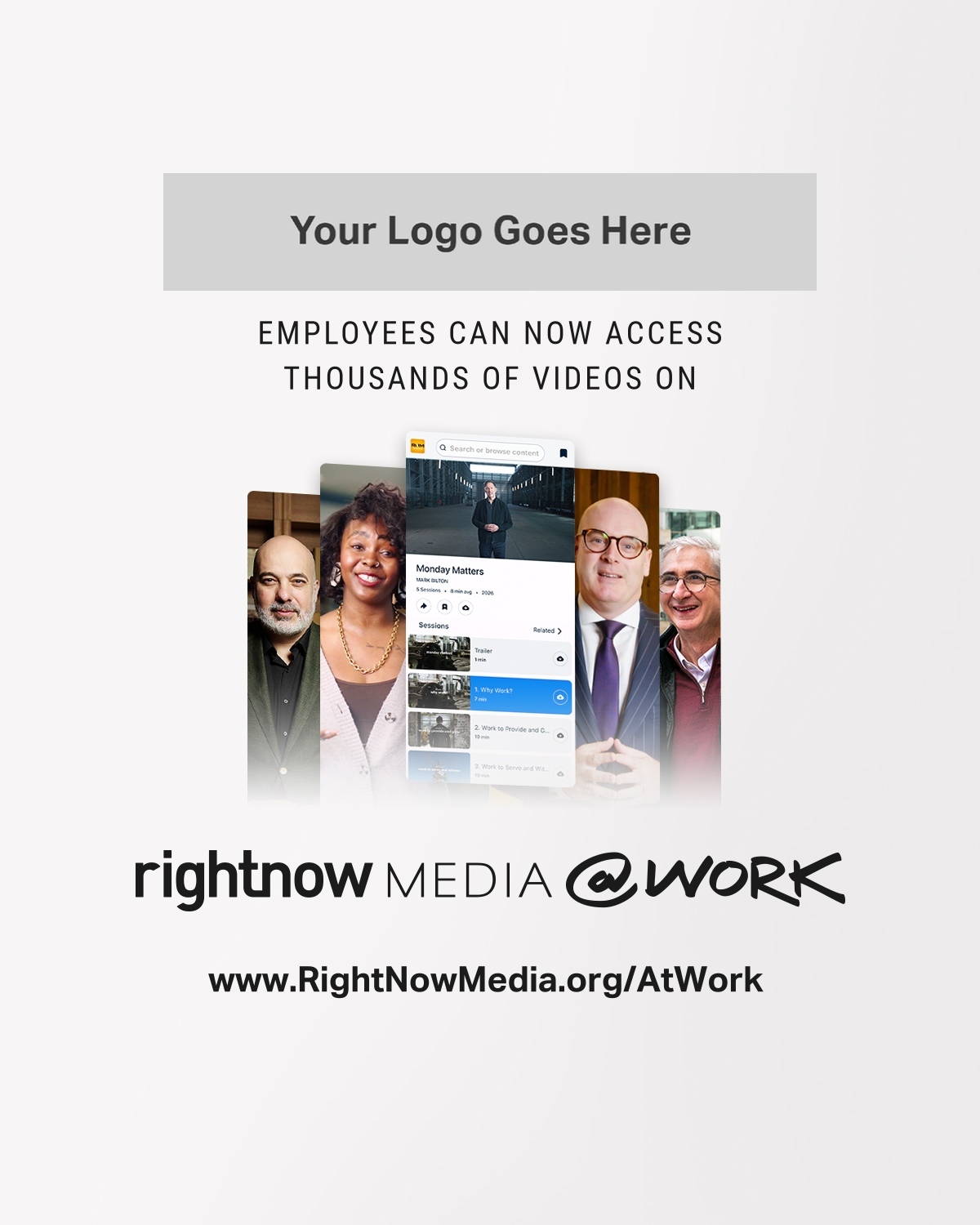 Social Graphic Light with Company Logo