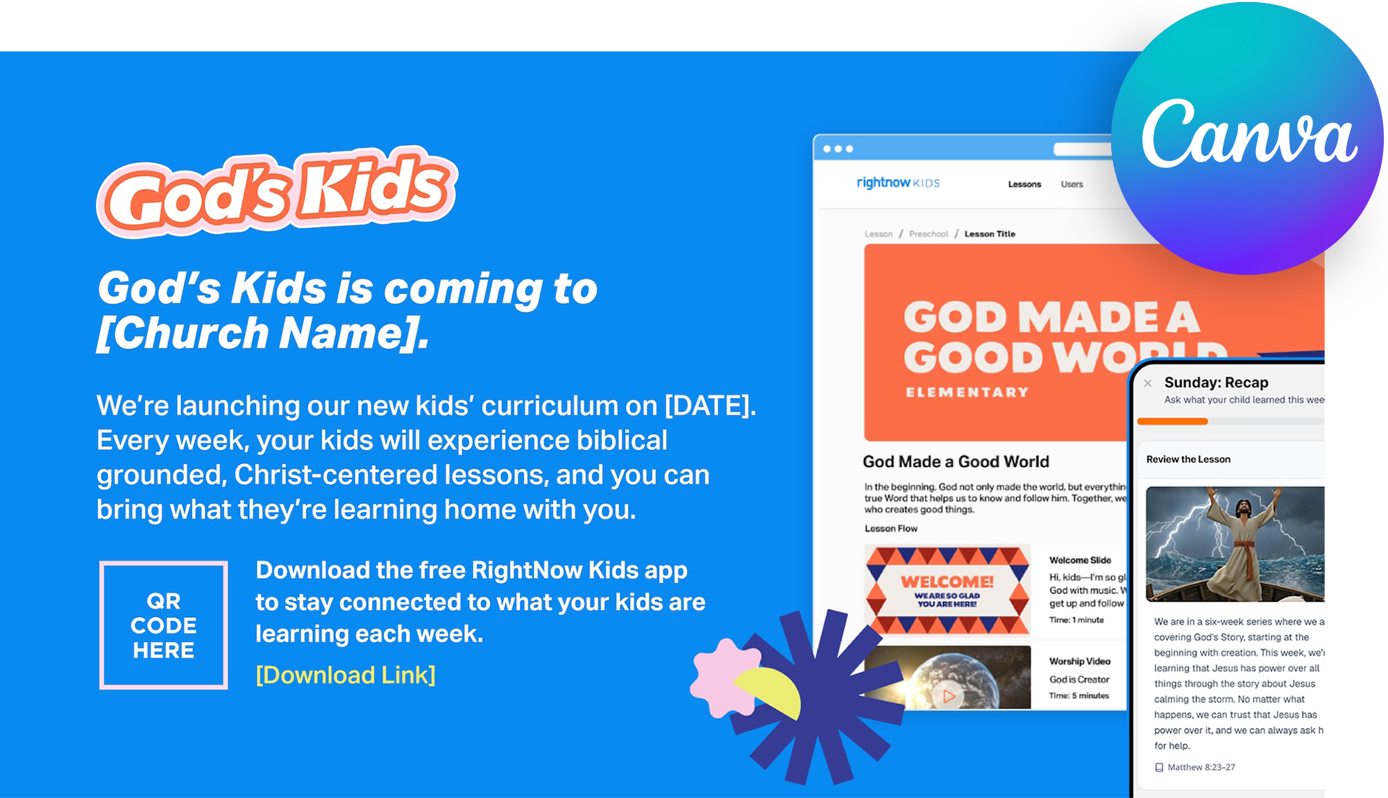 God's Kids Announcement Slide