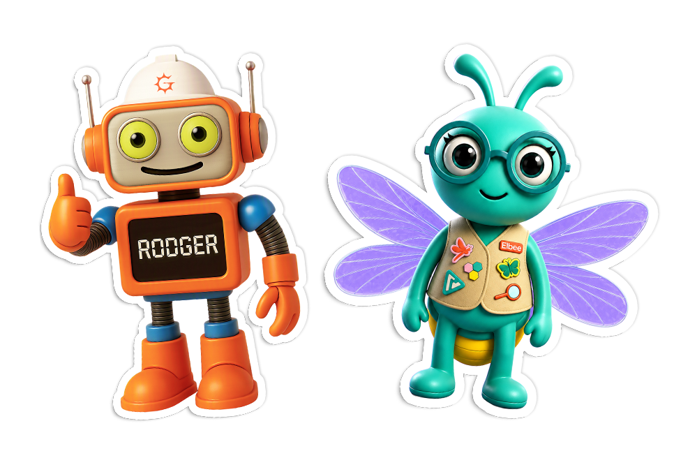 God's Kids Character Sticker Designs