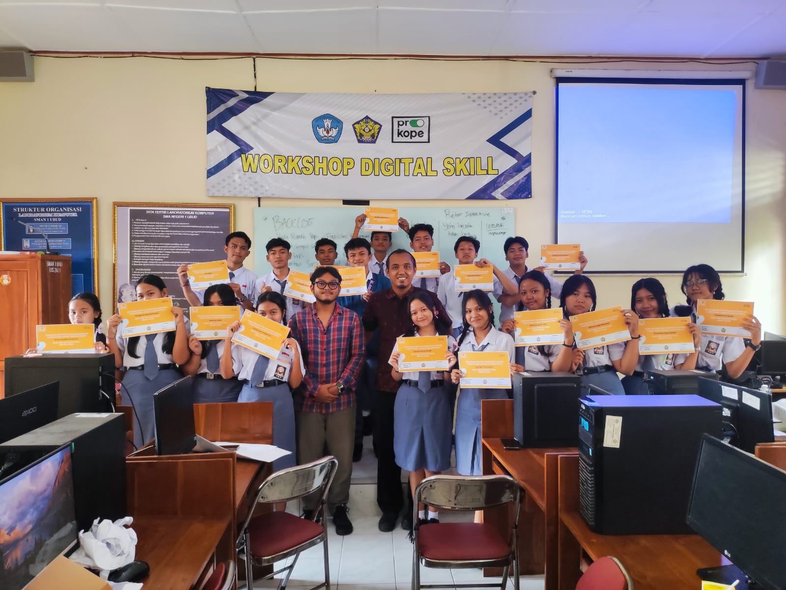 Successful Workshop by Adithya at SMAN 1 Ubud