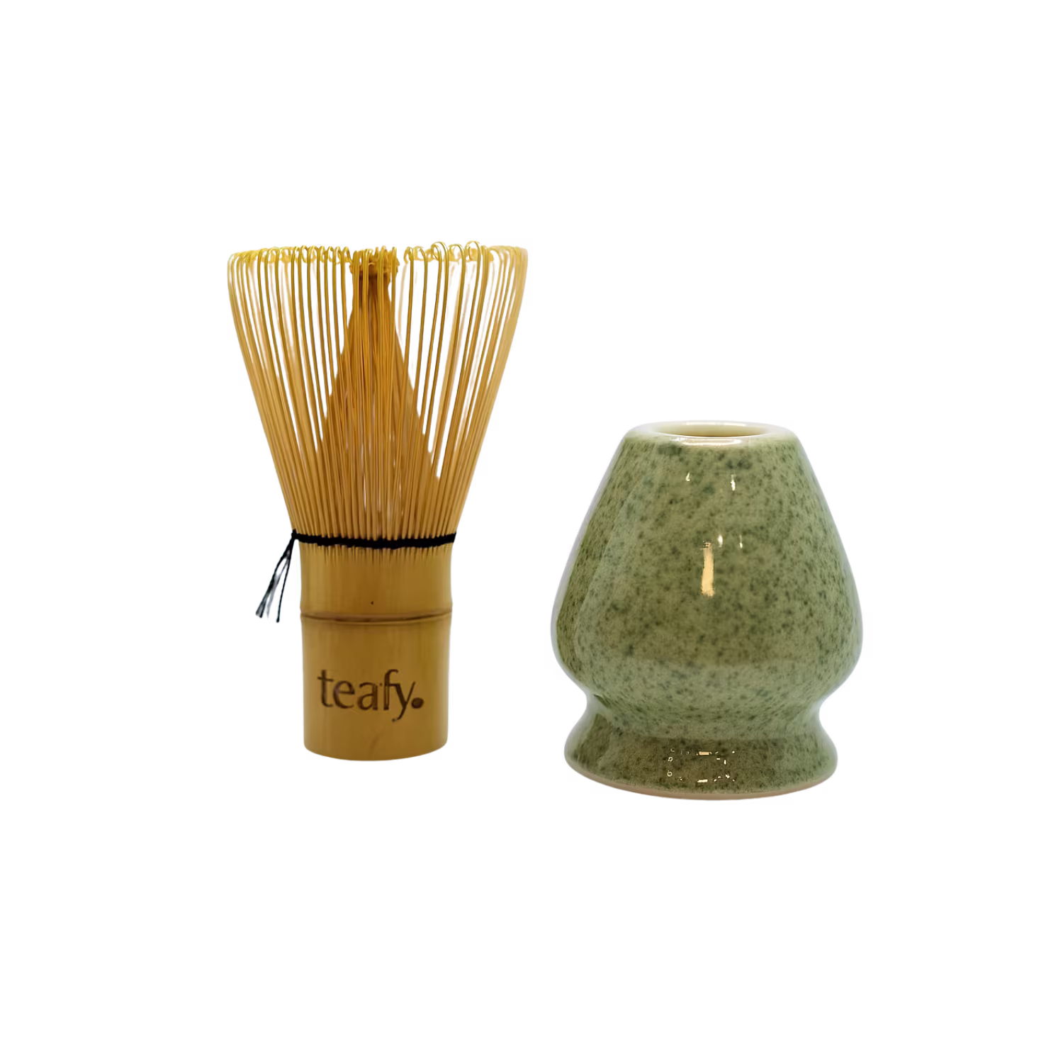 matcha whisk and holder