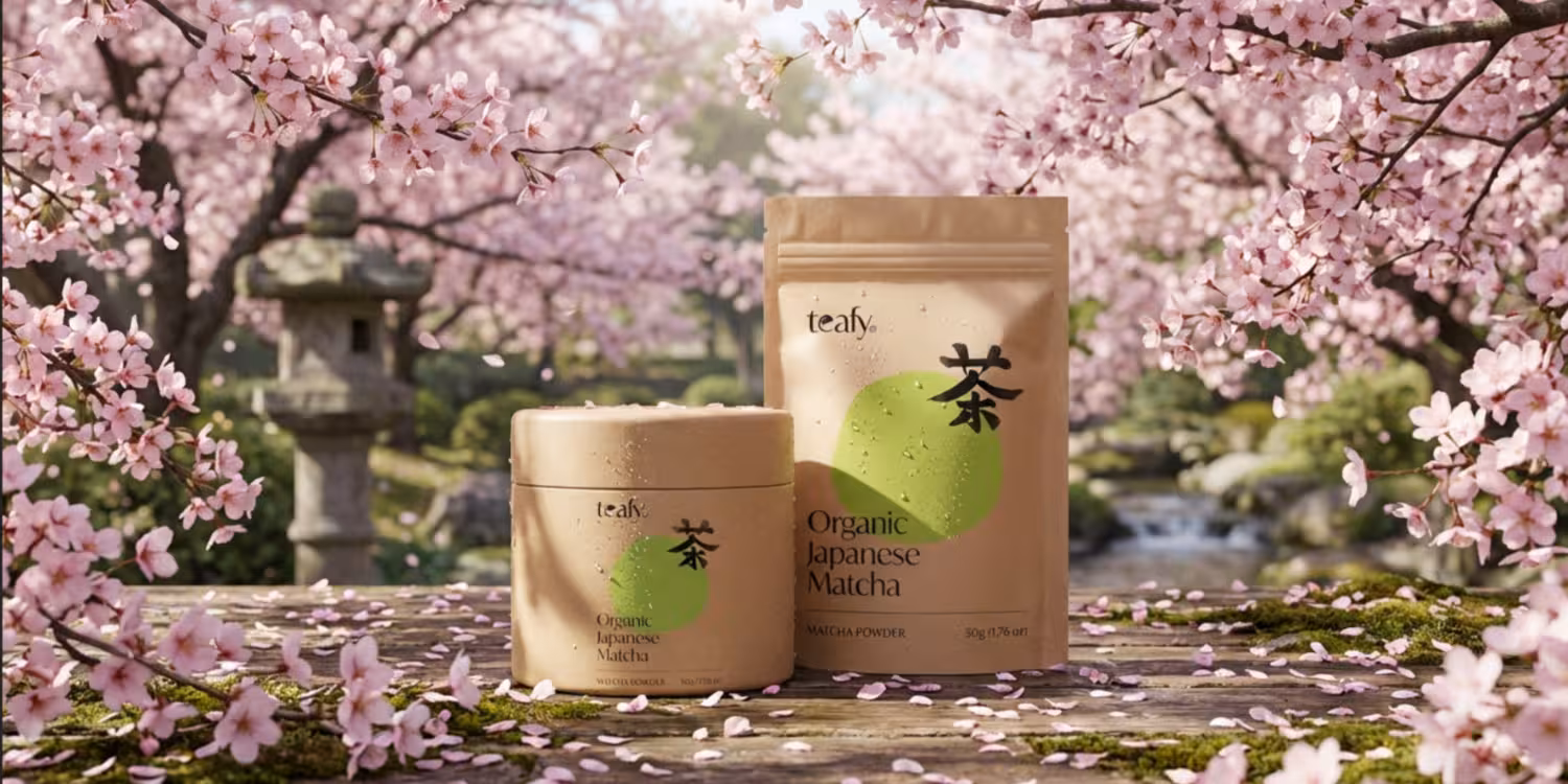 Teafy ceremonial grade matcha powder range, organic, Japanese, lab tested for heavy metals