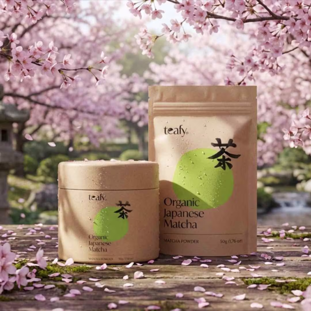 Teafy ceremonial matcha can and pouch tested for lead arsenic cadmium mercury in March 2026.