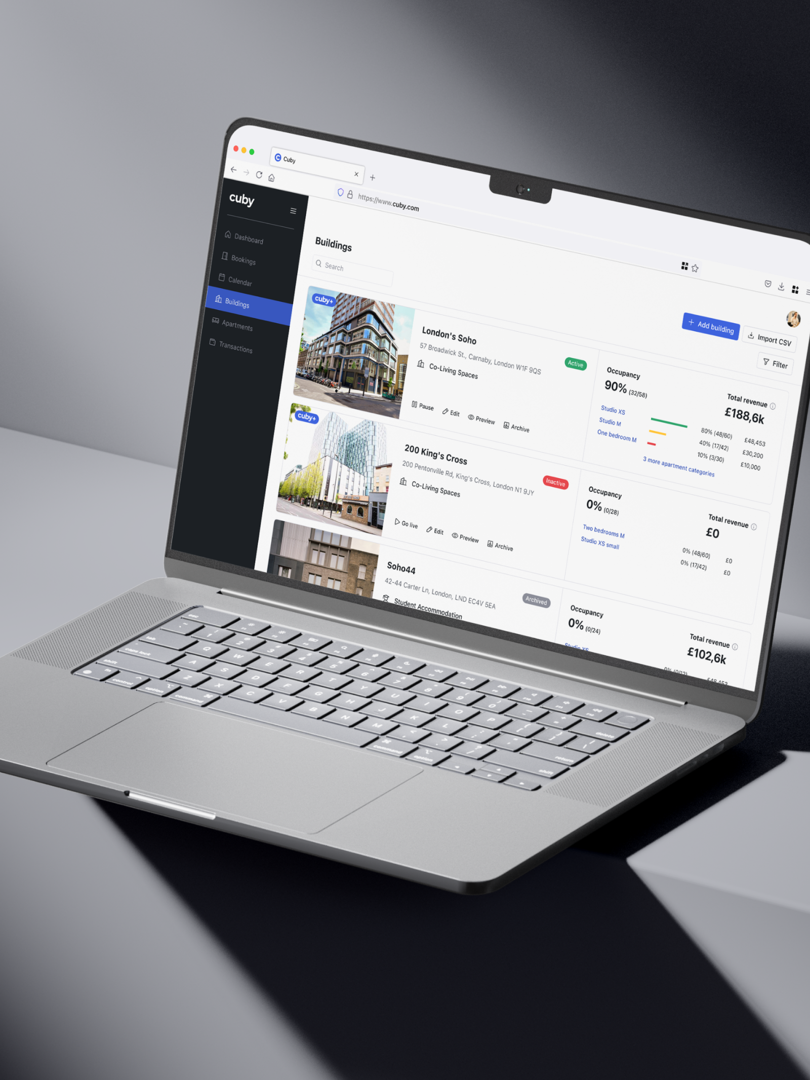 Cuby Landlord App