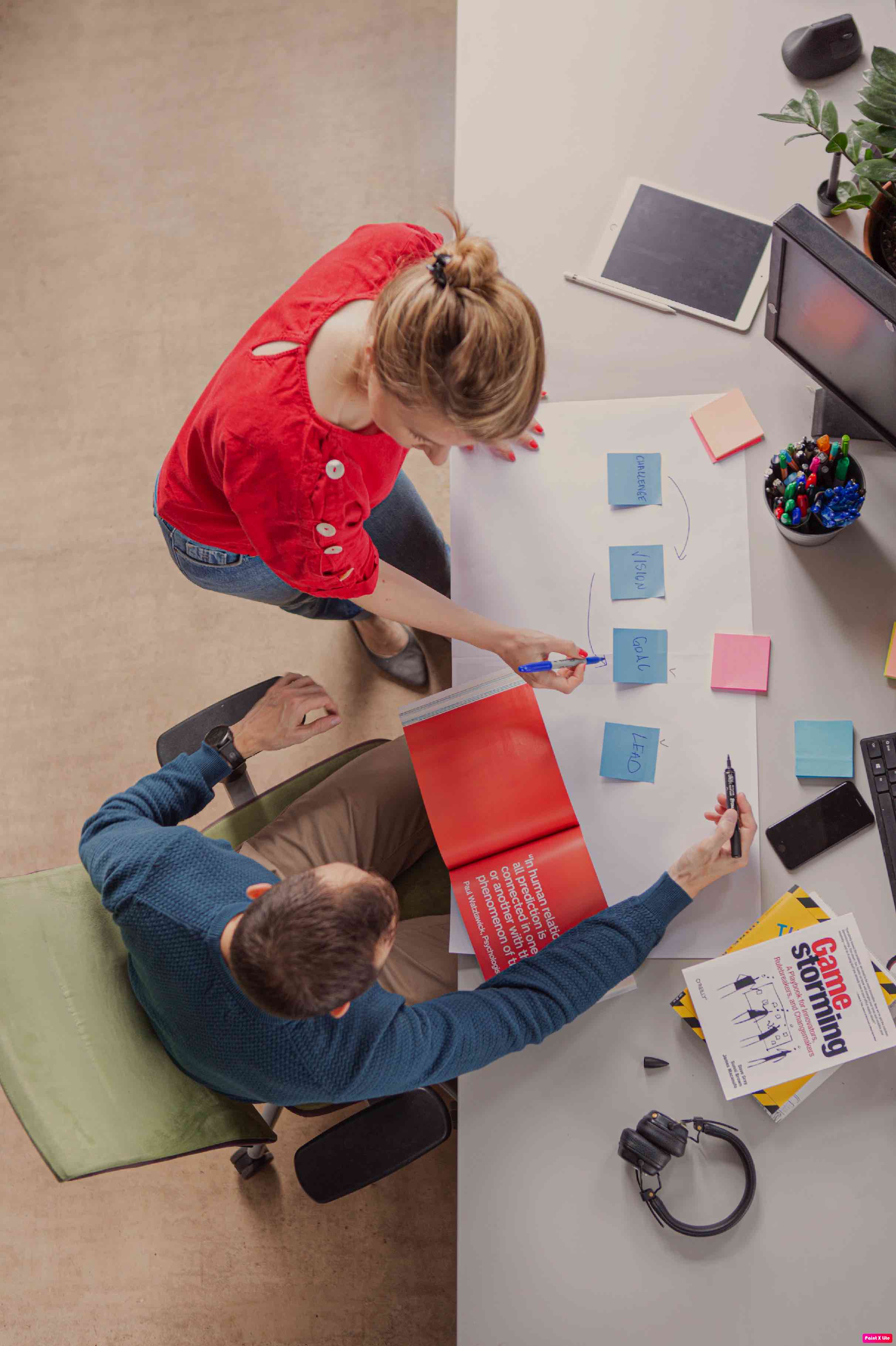 Webflow website on a laptop