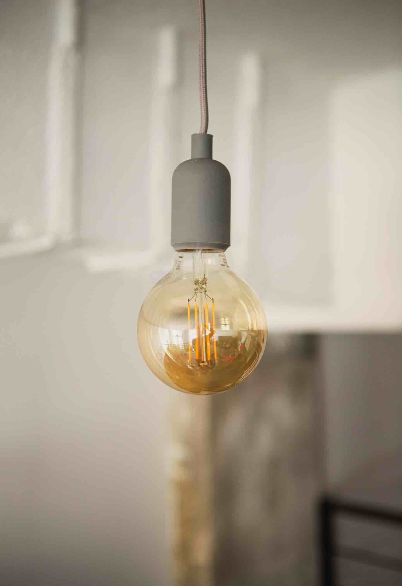 Gold hoop earrings on a pink shell