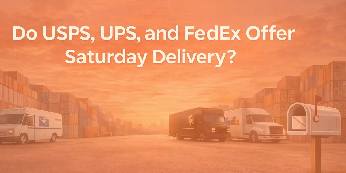 Do USPS, UPS, and FedEx Offer Saturday Delivery?