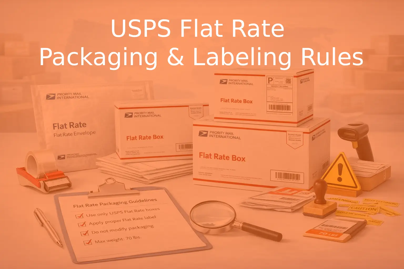 USPS Flat Rate Packaging & Labeling Rules - 2026 Guide