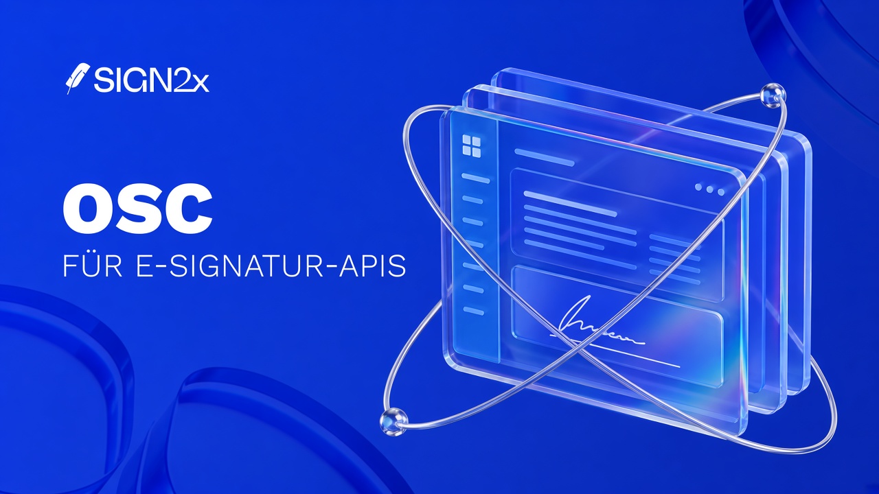 Open Sovereign Cloud E-Signatur API - Sign2x Cover