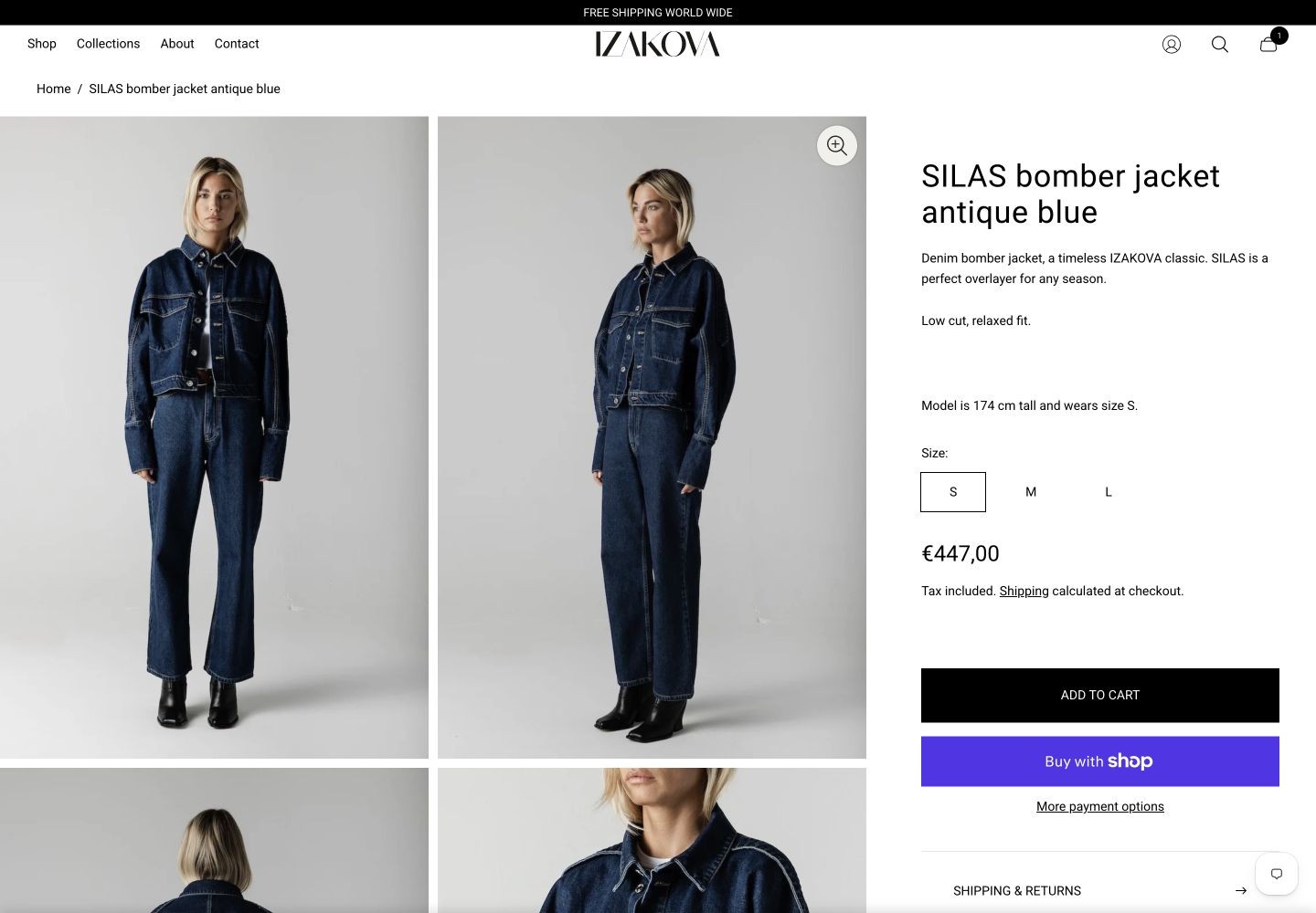 Izakova: SILAS bomber jacket i odabir veličine