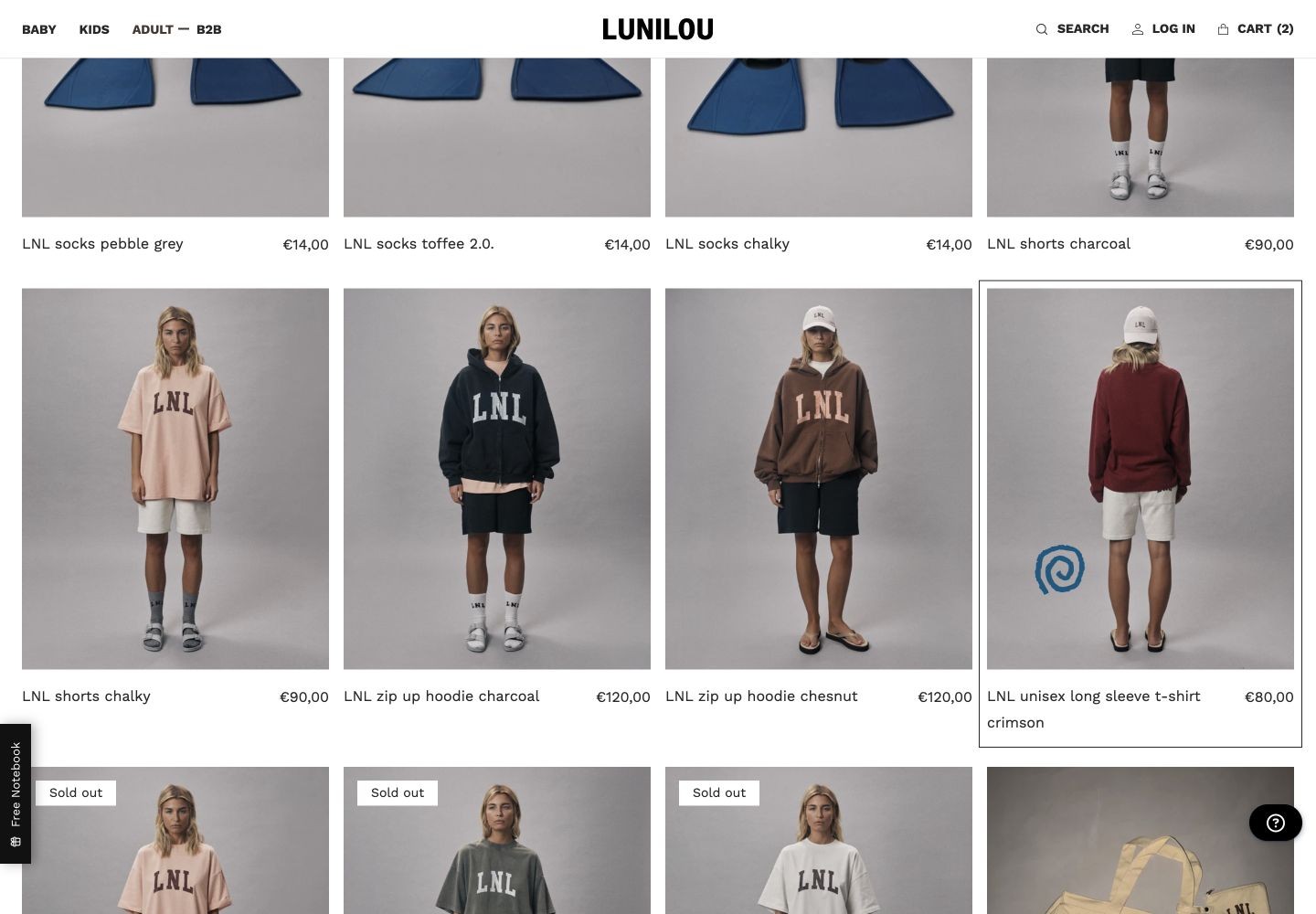 Lunilou: Pregled odjeće LNL Collective