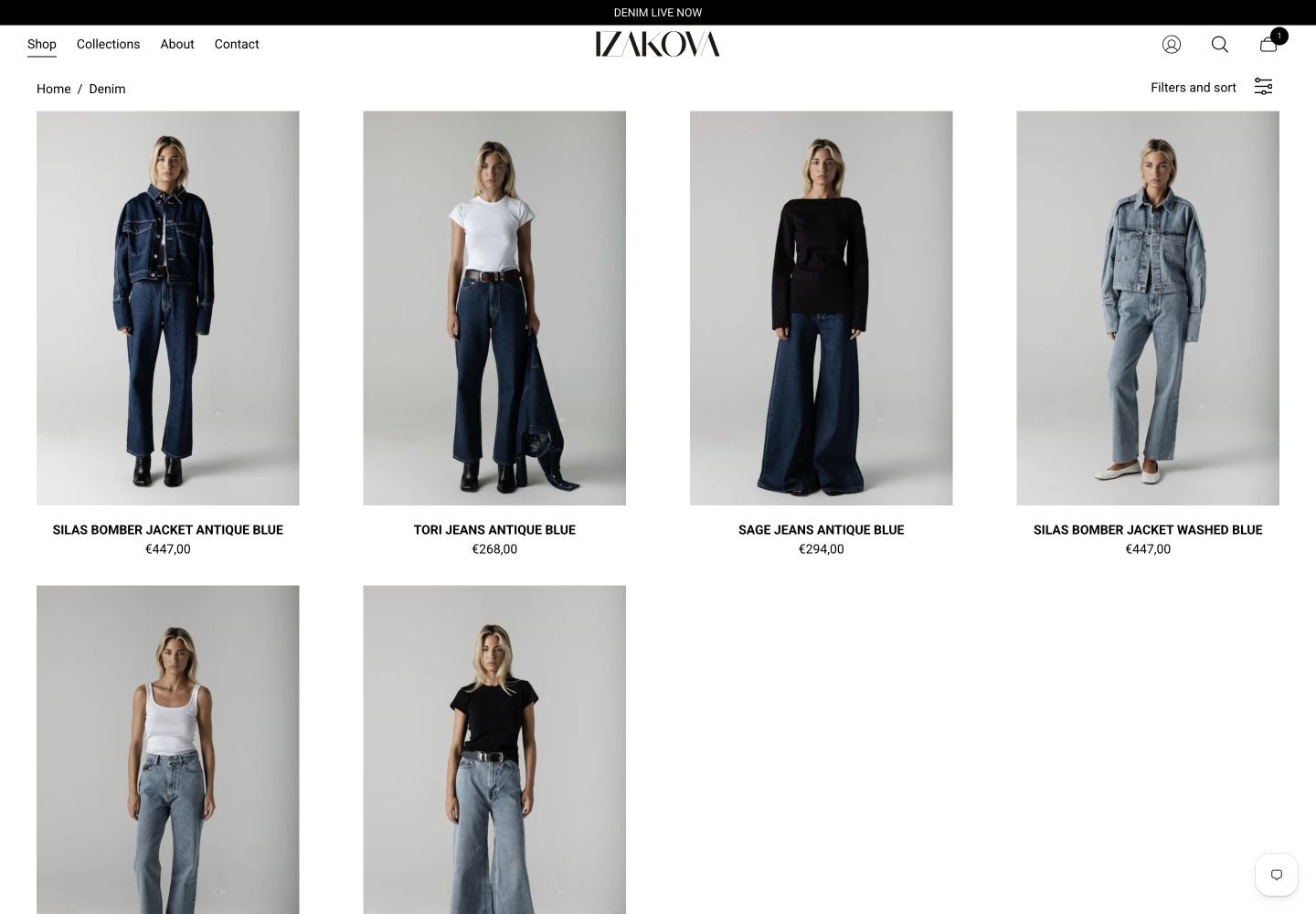 Izakova: Pregled kolekcije Denim