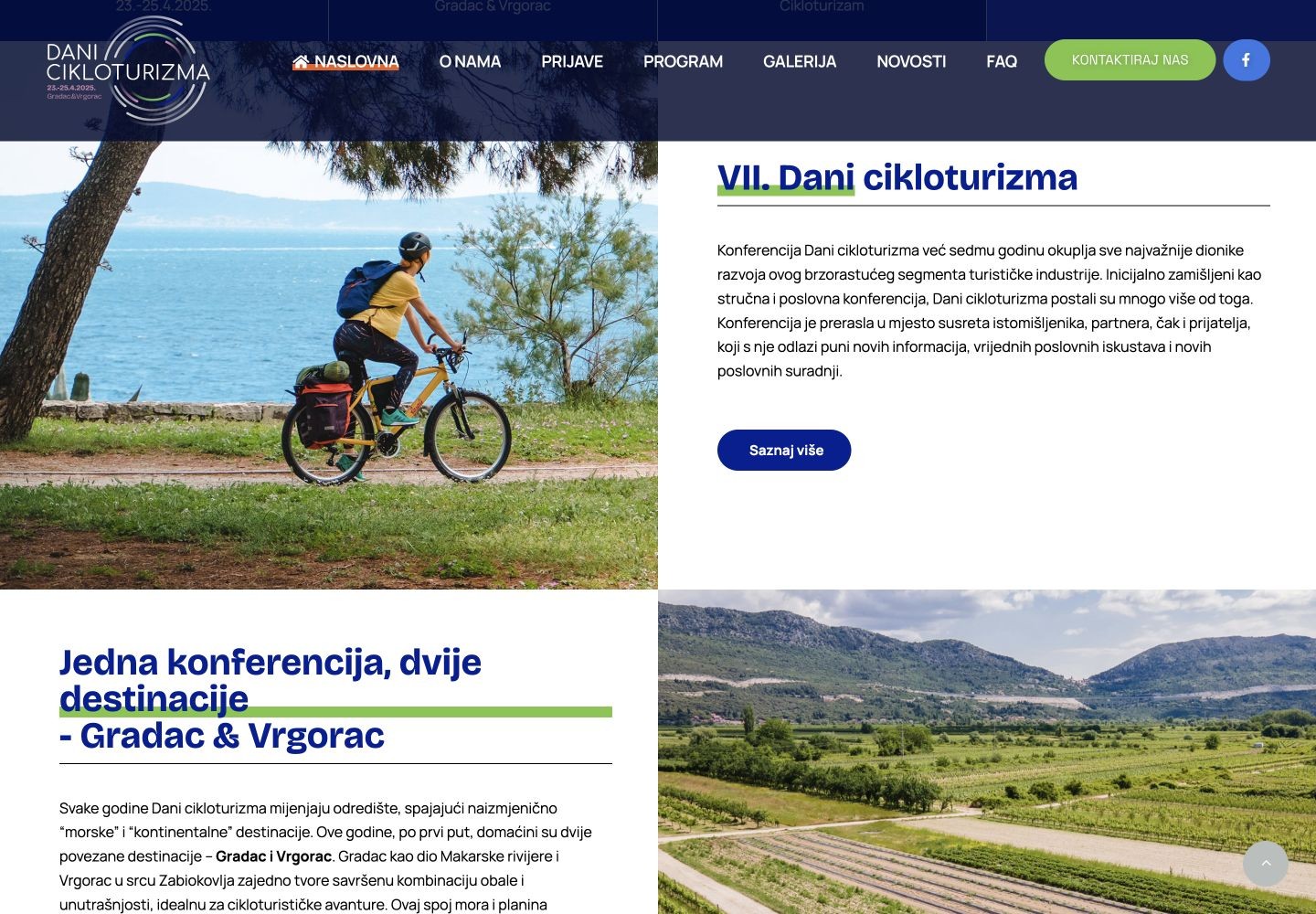 Dani cikloturizma: Predstavljanje konferencije i destinacija