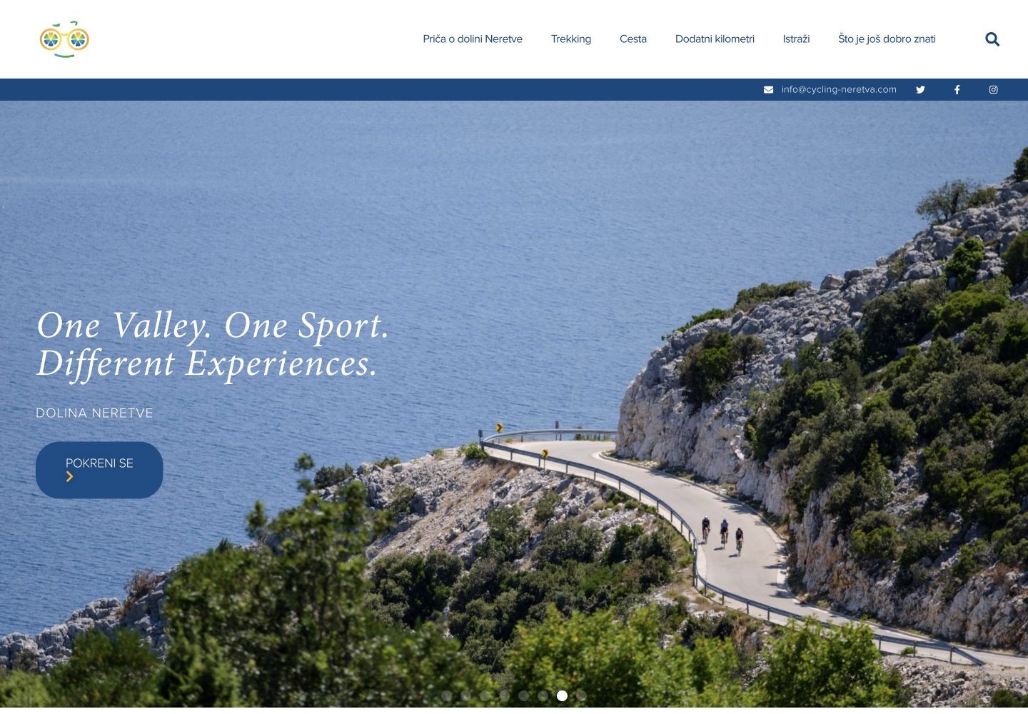 Cycling Neretva: Naslovnica biciklističke destinacije