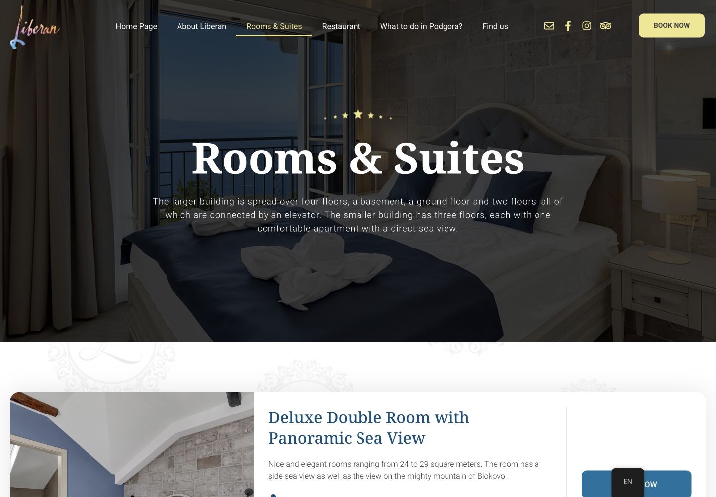Hotel Liberan: Ponuda soba i apartmana