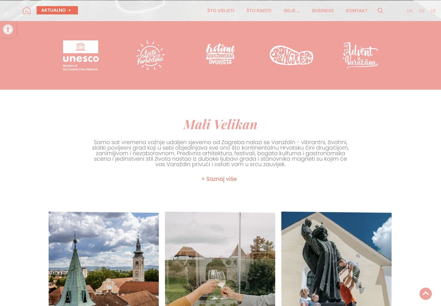 Visit Varaždin: Gradske znamenitosti i tematski sadržaji
