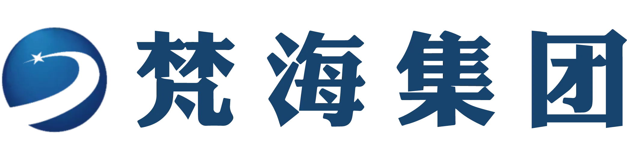 Blue circular logo with a swoosh and star, followed by Chinese characters.