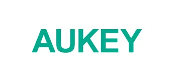 AUKEY brand logo in green text on a white background.