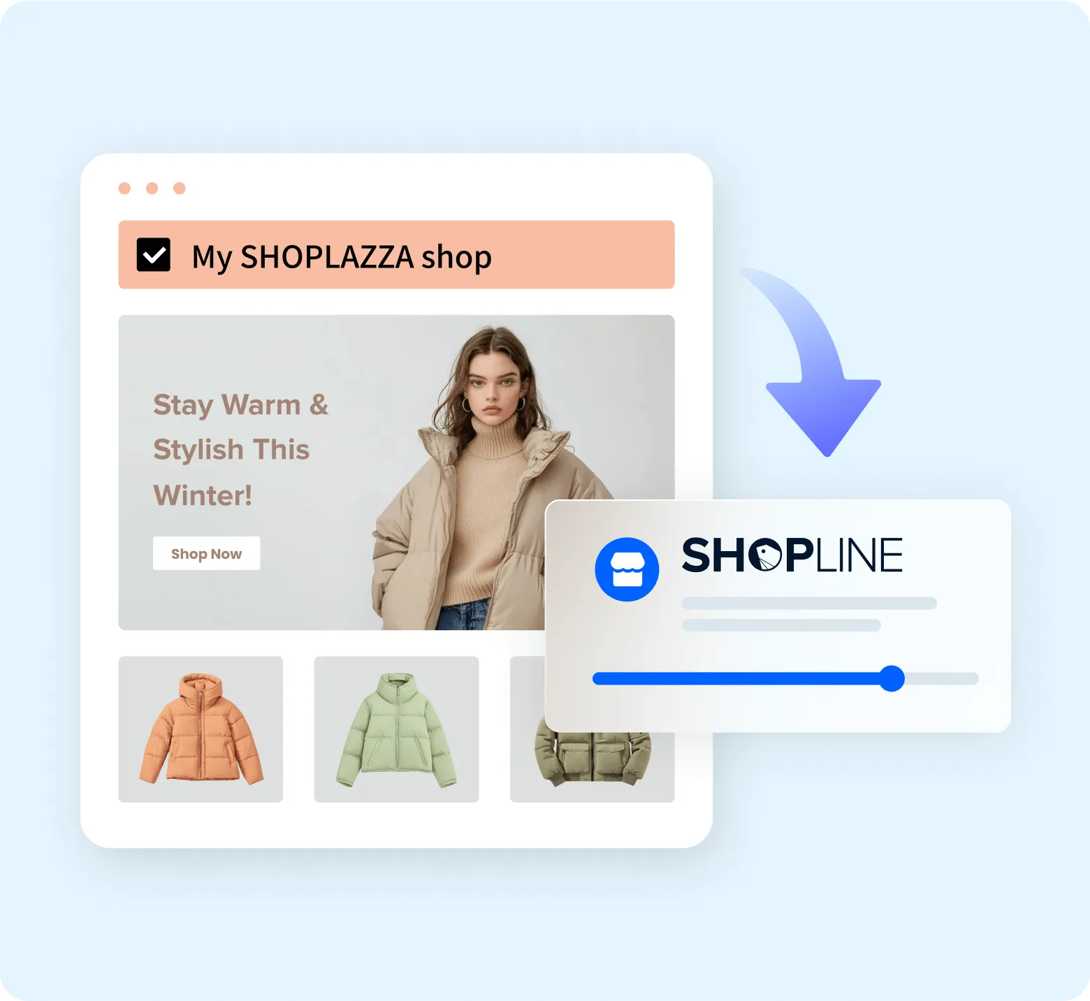 SHOPLINE官网-Shopify店铺一键搬迁教学