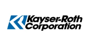 Kayser-Roth Corporation logo with stylized blue arrows to the left of the company name.