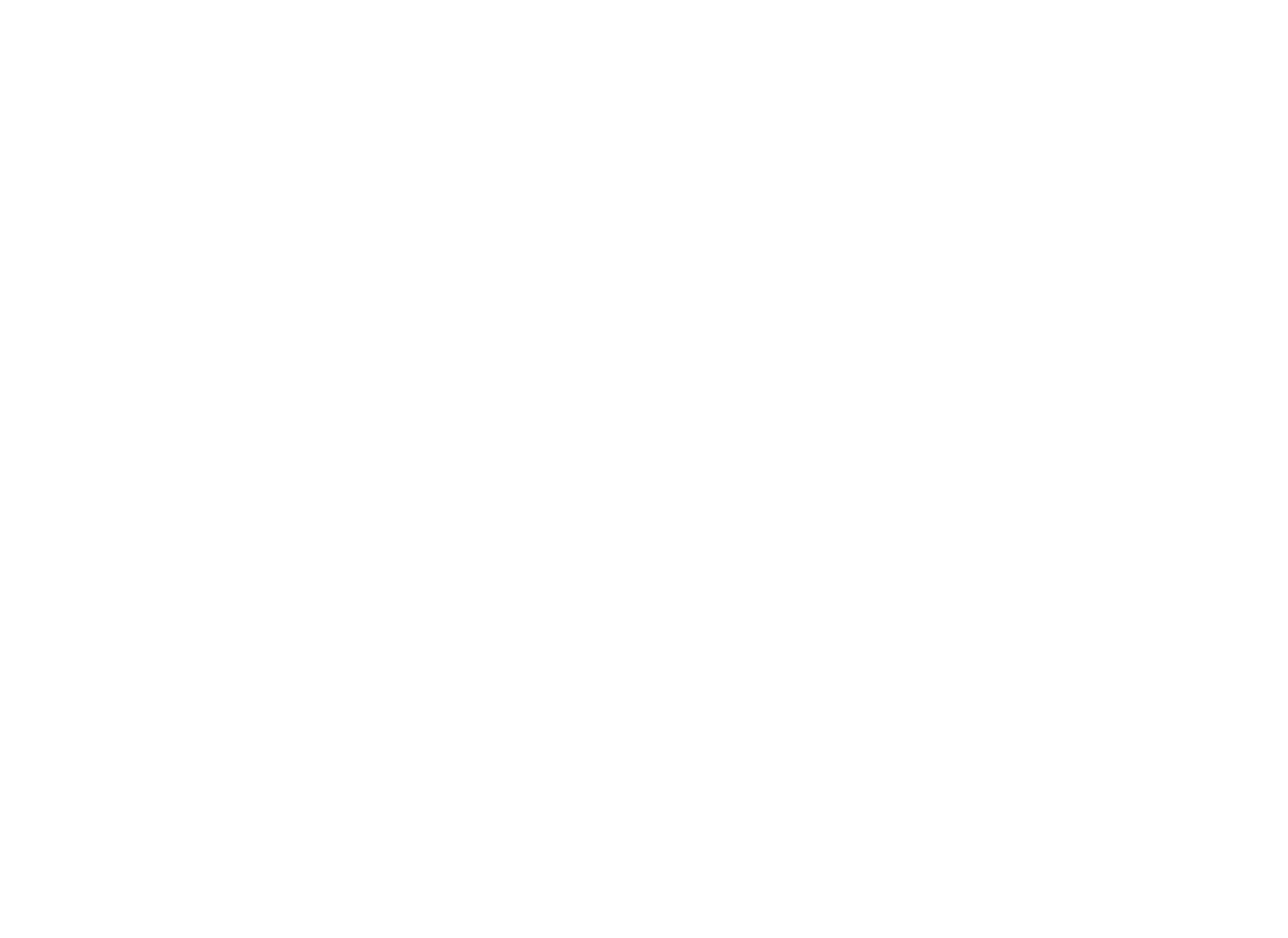 Abstract white angular loop shape on a black background.