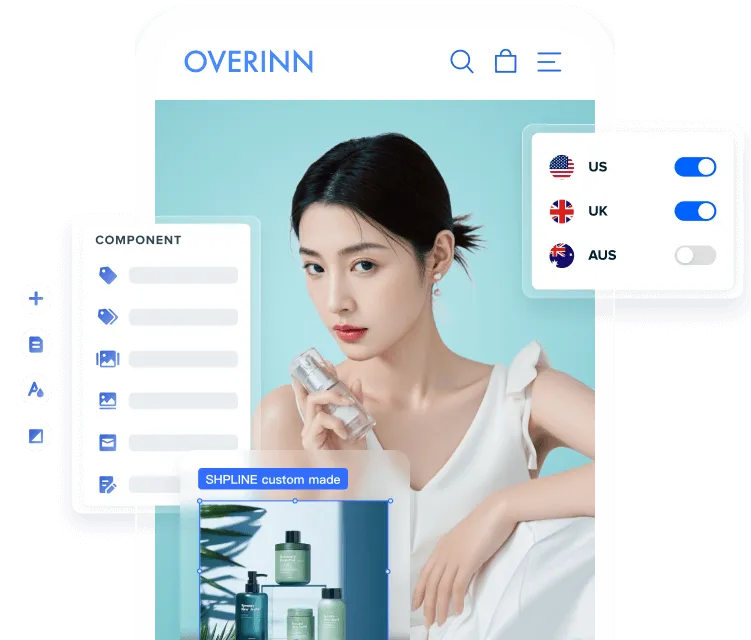 SHOPLINE 全球化服务、个性化定制、高拓展性